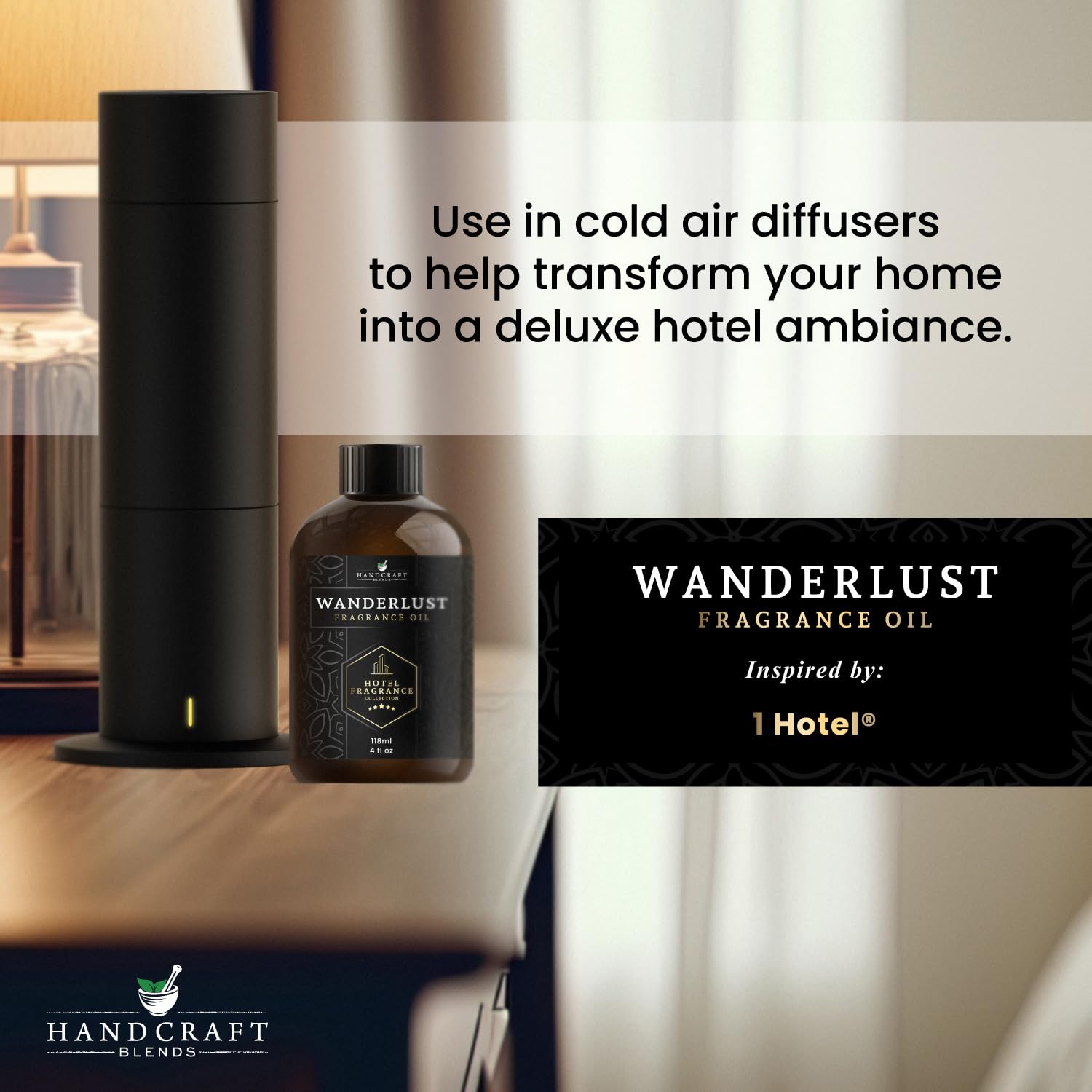Handcraft Blends Hotel Fragrance Oil Wanderlust Scent – Luxury Hotel Collection Diffuser Oil Scents Handcraft BlendsAu supplements