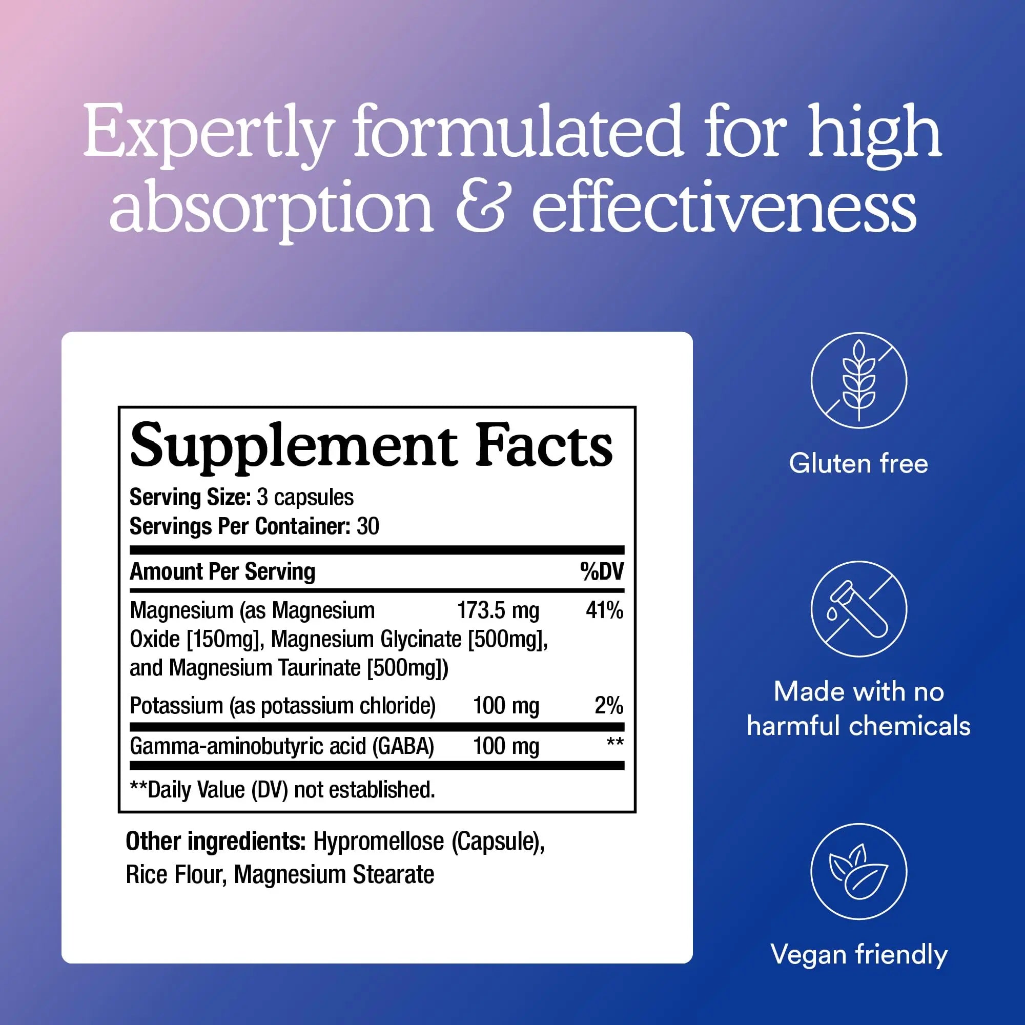 MitoQ Triple Magnesium Complex | Magnesium Glycinate, Taurinate, Oxide with GABA for Heart Health, Stress Management, & Deeper Sleep | High Absorption | 90 Capsules MitoQnz supplements