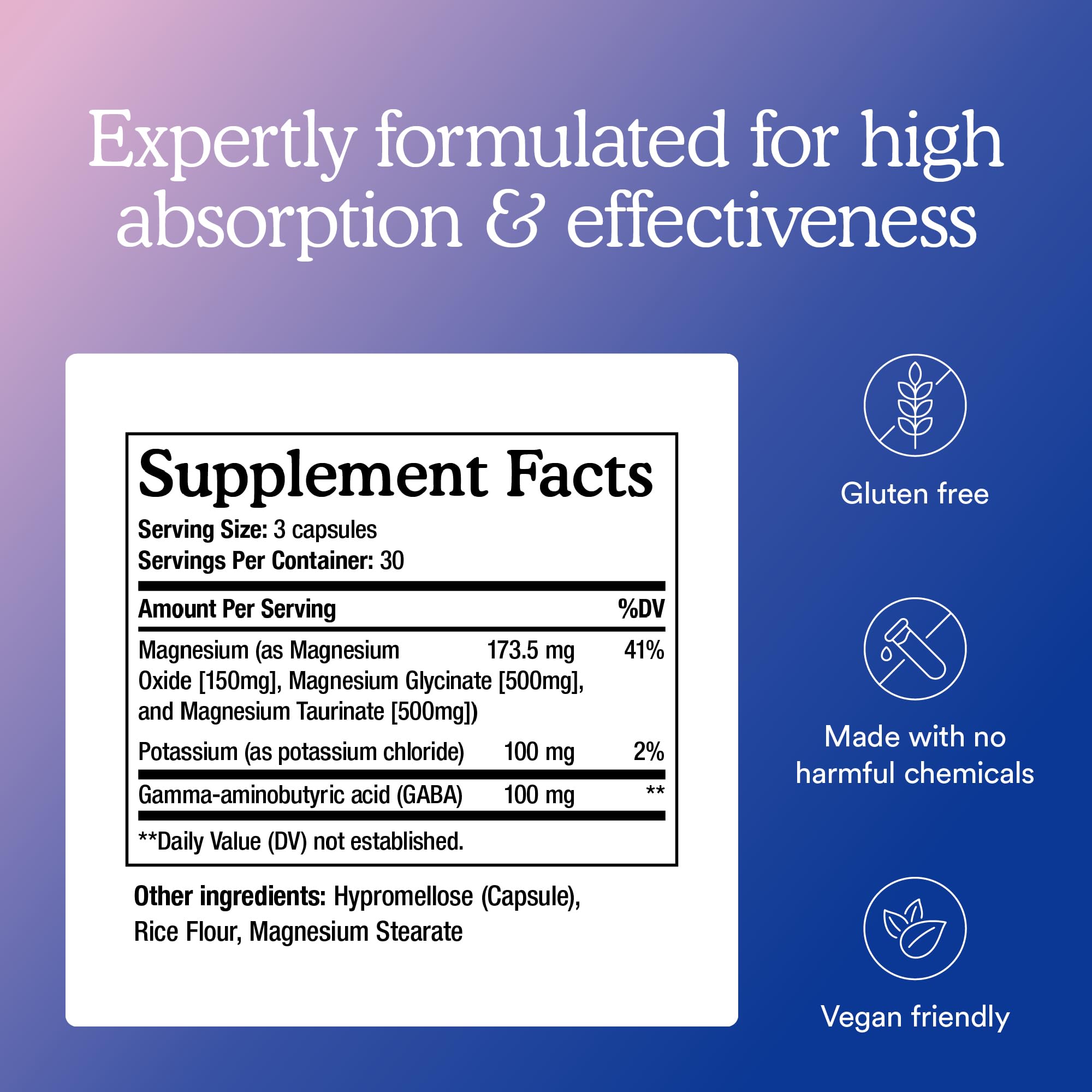 MitoQ Triple Magnesium Complex | Magnesium Glycinate, Taurinate, Oxide with GABA for Heart Health, Stress Management, & Deeper Sleep | High Absorption | 90 Capsules MitoQAu supplements