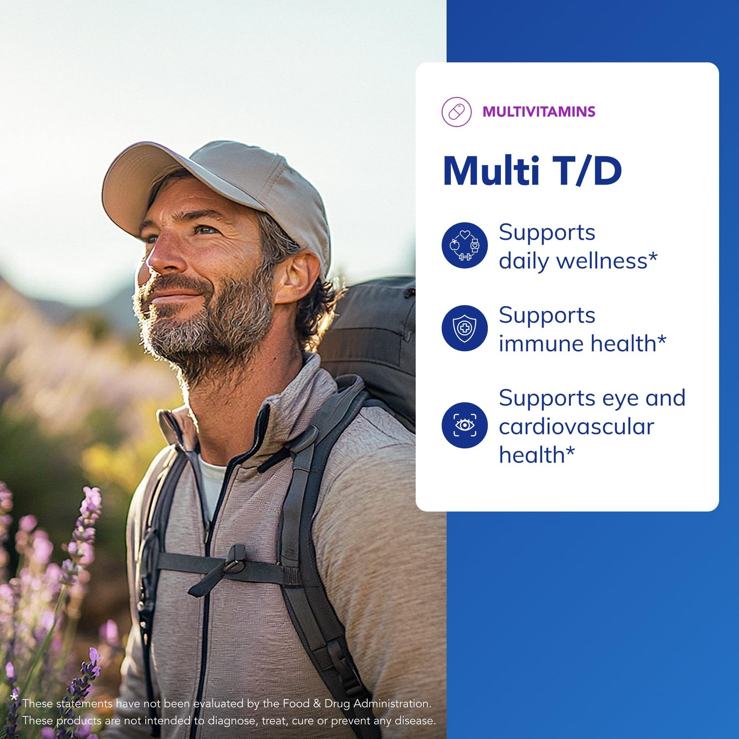 Pure Encapsulations Multi T/D - Multivitamin & Mineral Supplement - for Daily Wellness, Cardiovascular & Immune Health* - Rich in Vitamins & Minerals - Gluten Free & Vegetarian - 60 Capsules Pure EncapsulationsAu supplements
