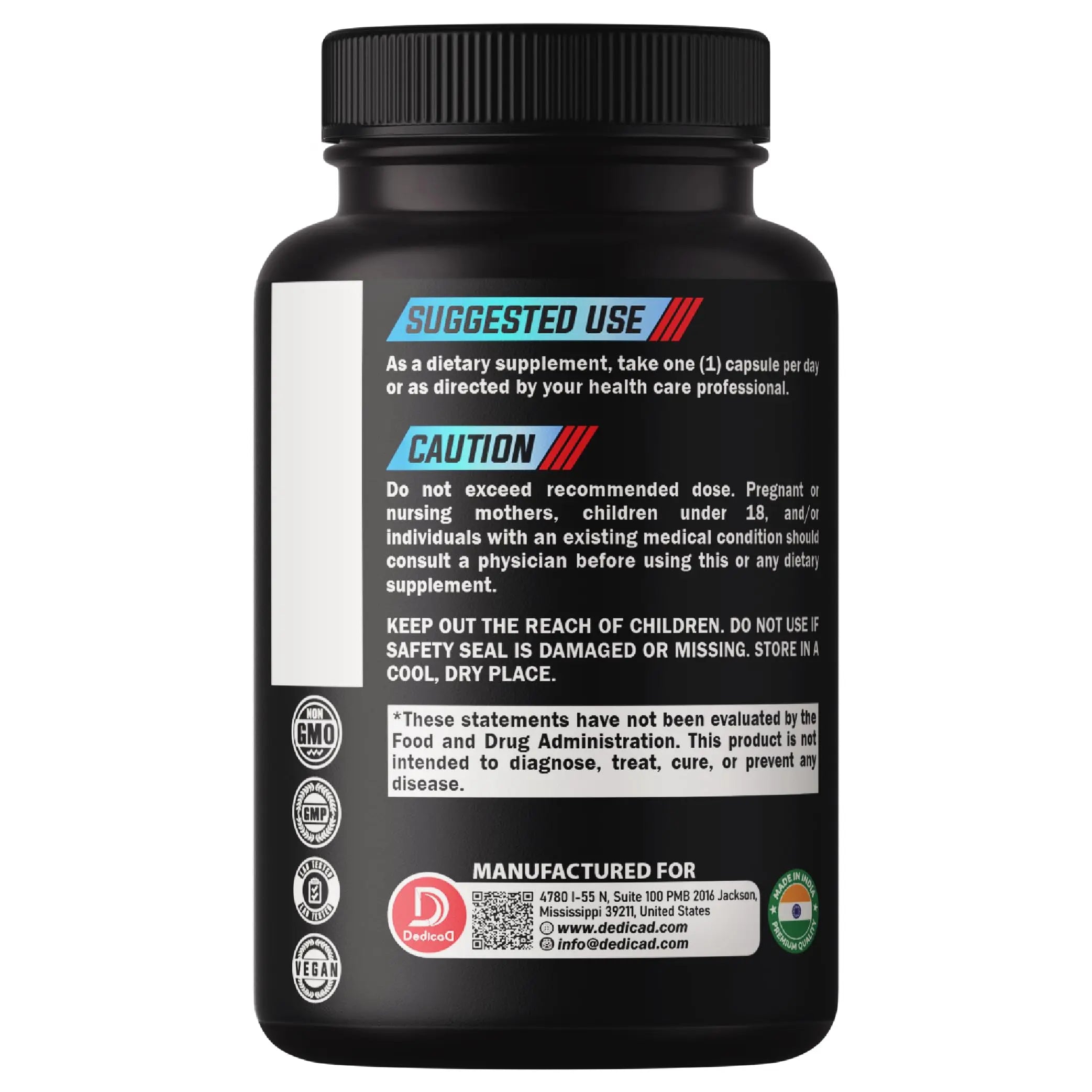 DEDICAD 20:1 Bilberry Extract Capsules - 5 Month Supply - Support Eyes, Vision & Heart Health - 10in1 Plus Grape Seed, Carrot, Elderberry, Eyebright & Others - 150 Counts DEDICADnz supplements