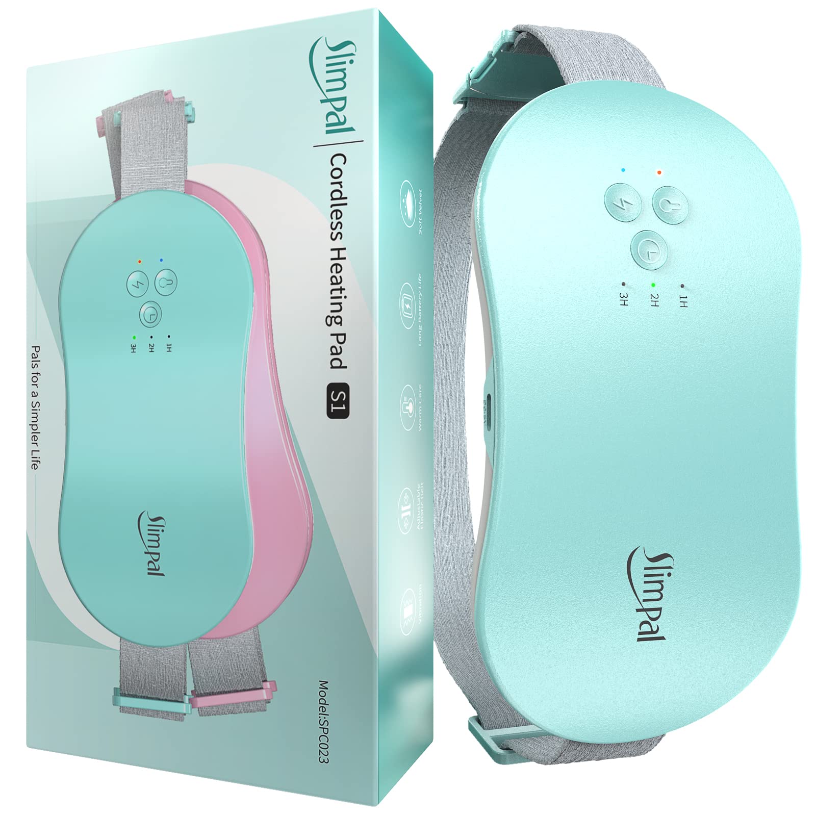 Slimpal Period Heating Pad for Cramps, FSA HSA Eligible Approved, Portable Heat Pad SlimpalUS supplements