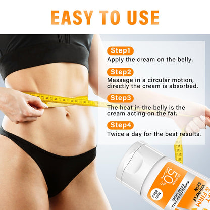 B Flat Belly Firming Cream, Skin Tightening & Cellulite Cream, Moisturizing Firming Lotion Weeping Willow Oil CoUS supplements