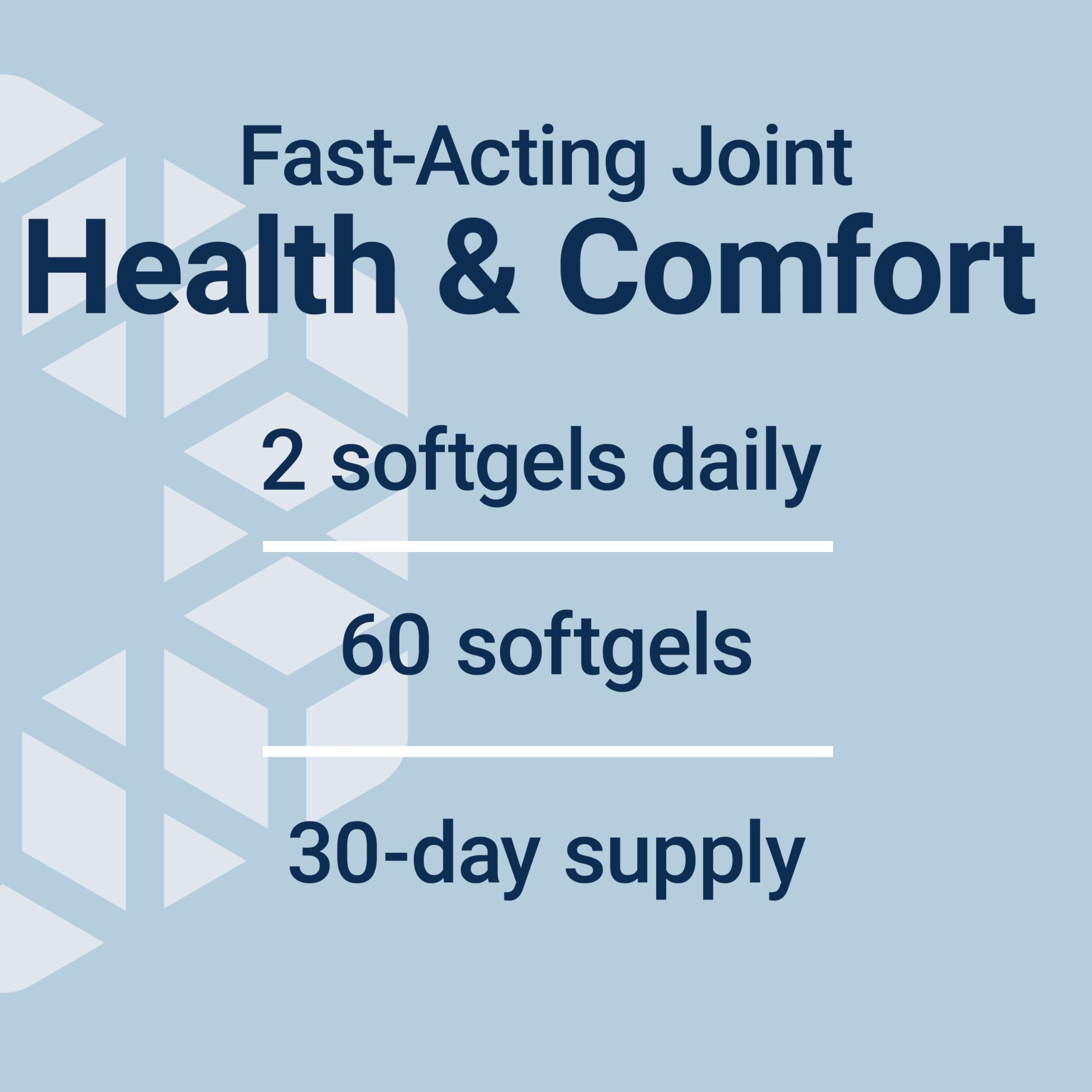 Life Extension Fast Acting Relief, Black Sesame Seeds, Turmeric, Boswellia, Joint Support Supplement, Quick Relief for discomfort in Bones, Joints & Muscles, Gluten-Free, Non-GMO, 60 softgels Life ExtensionAu supplements