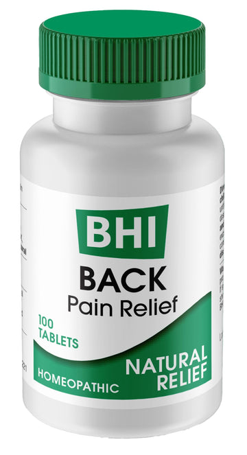 MediNatura BHI Back – Back Relief Tablets – Natural Homeopathic Formula for Muscle Stiffness & Muscle Spasms – Fast-Acting, Non-Drowsy – 100 Count MediNaturaAu supplements