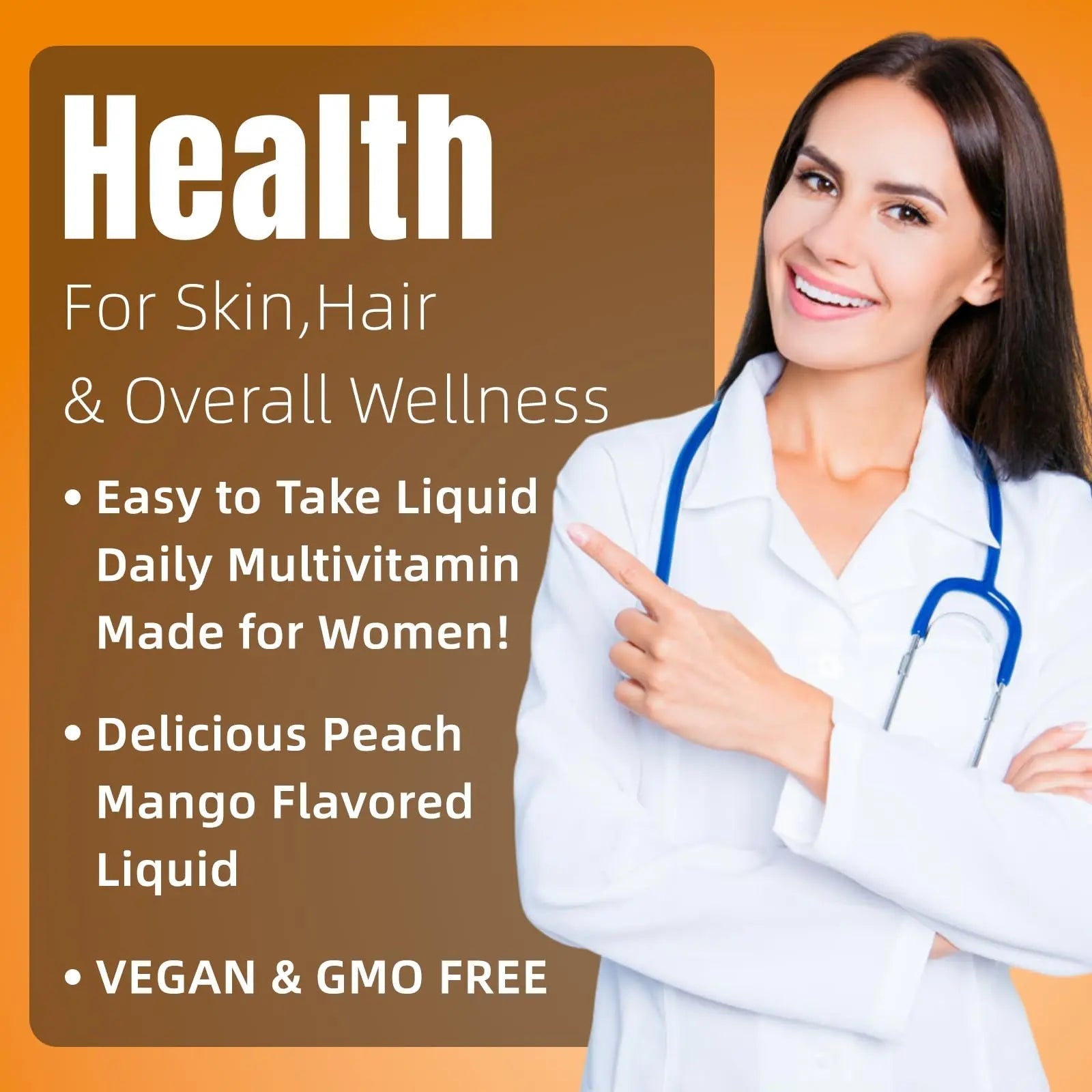 Liquid Multivitamin for Hair Growth | Biotin 10000mcg | Hair & Skin Support Supplement | Clinically Tested for Thicker Hair & Skin Elasticity HOWEEJETAu supplements