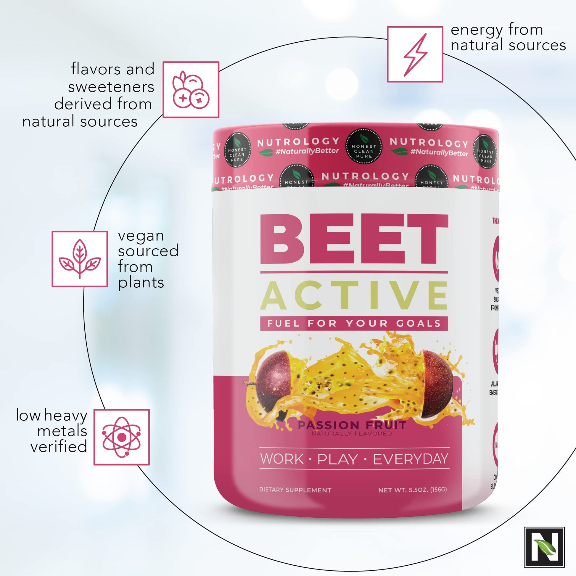 Nutrology Beet Active, Natural Pre-Workout Powder, Supports Energy, Endurance & Nitric NutrologyAu supplements