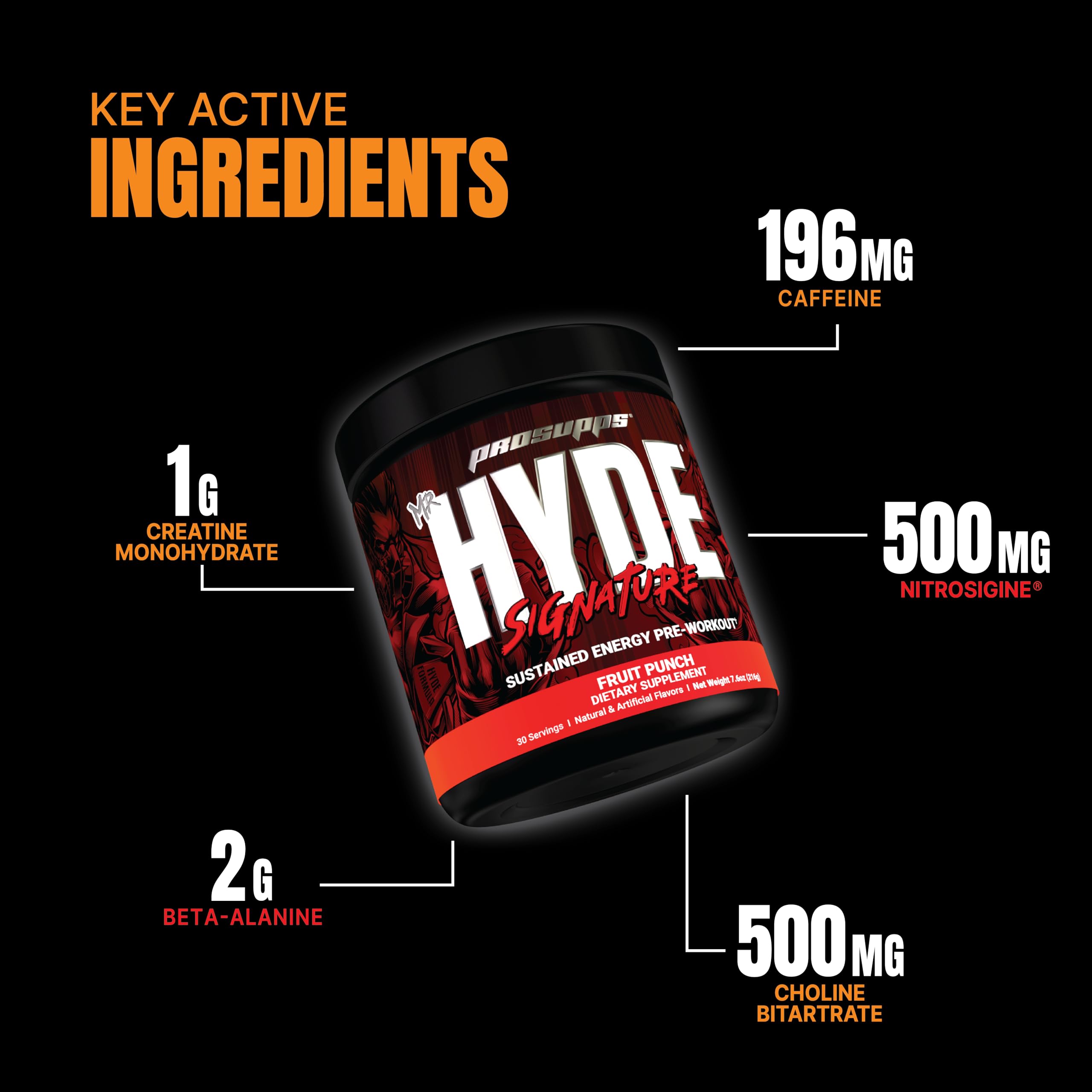 PROSUPPS Mr. Hyde Signature Series Pre-Workout Energy Drink – Intense Sustained Energy PROSUPPSAu supplements