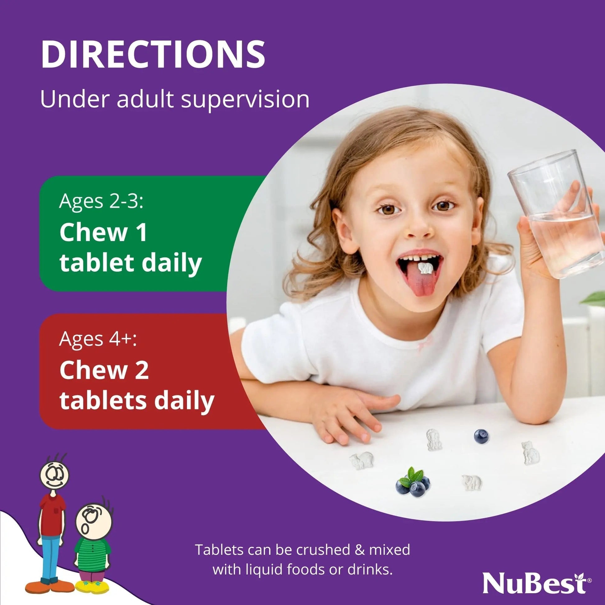 NuBest Tall Kids - Multivitamins & Minerals for Age 2 to 9 - Bone Strength & Immunity Support - Helps Kids, Toddlers Healthy NuBestAu supplements