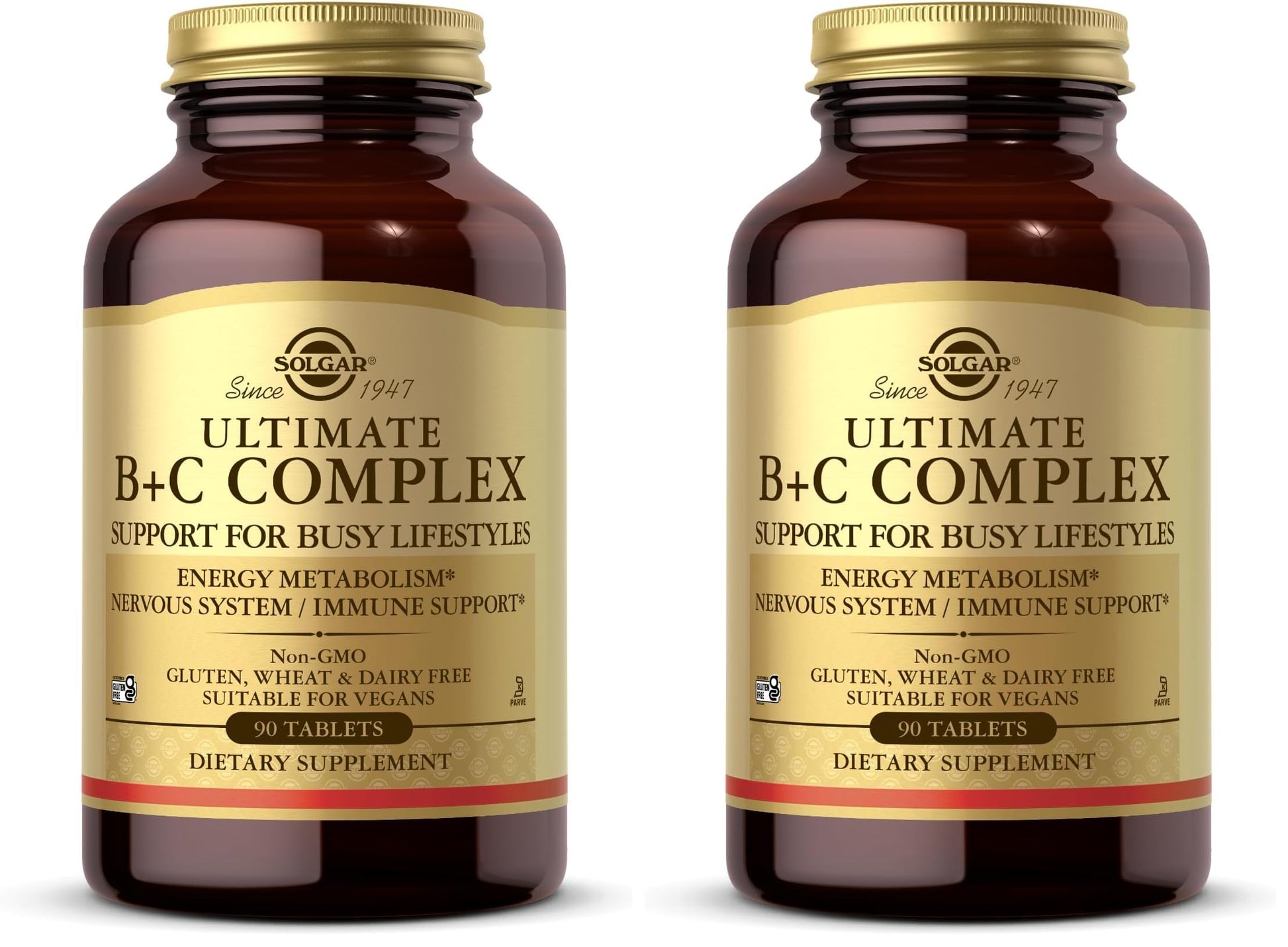 Solgar Ultimate B+C Complex Stress Formula 90 Tablets (Pack of 2) SolgarAu supplements