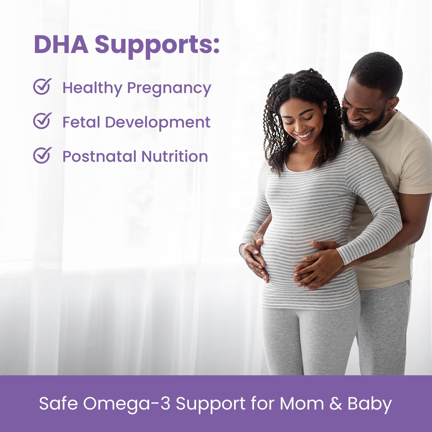 Prenatal DHA for Women 600mg + 400 IU Vitamin D3 | 120 Softgels | Supports Brain Health | Triglyceride Omega 3 Fish Oil DHA Prenatal Vitamins for Pregnancy & Nursing | 300mg per Capsule Mother's PromiseAu supplements