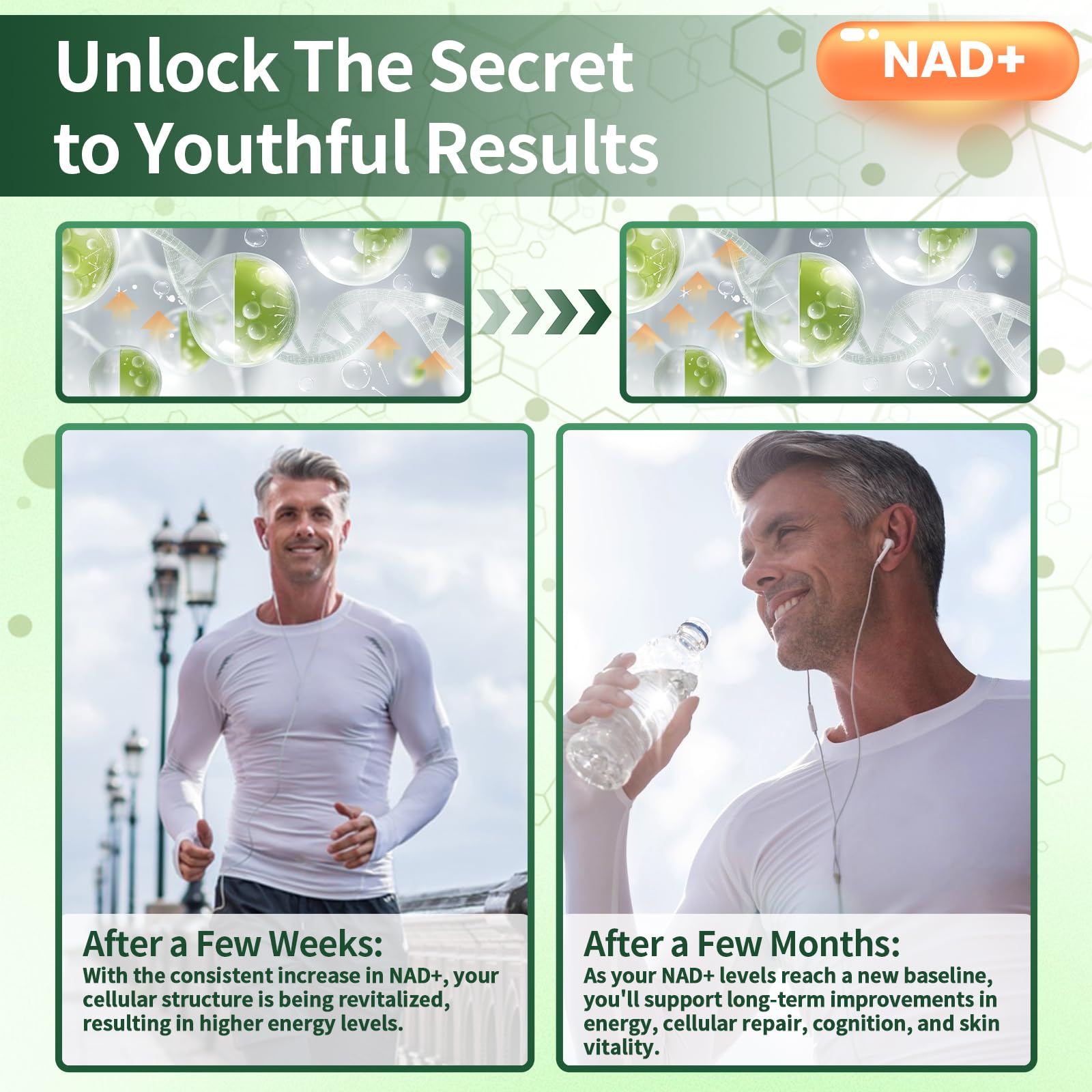 Lyndops NAD Supplement, Liposomal Nicotinamide Riboside Resveratrol 250mg, NMN Alternative, High Purity NAD Supplement for Women & Men, Anti-Aging, Cellular Energy, Mental Focus - 60 Capsules LyndopsAu supplements