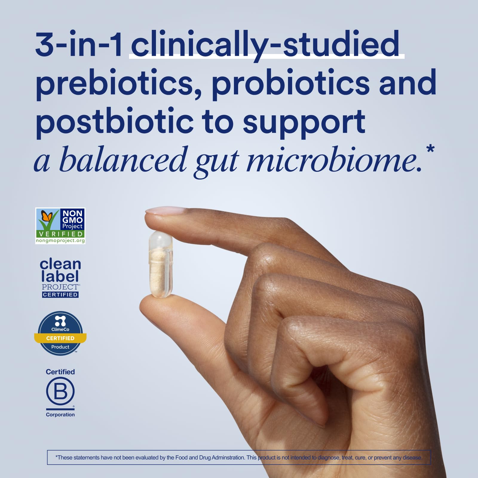 Ritual Synbiotic+ Probiotic, Prebiotic, Postbiotic, 3-in-1 Supplement for Gut Health and Digestive Support, Regularity, Bloat, Immune, Vegan Delayed-Released Daily Capsule, Women and Men, 30 Day RitualUS supplements