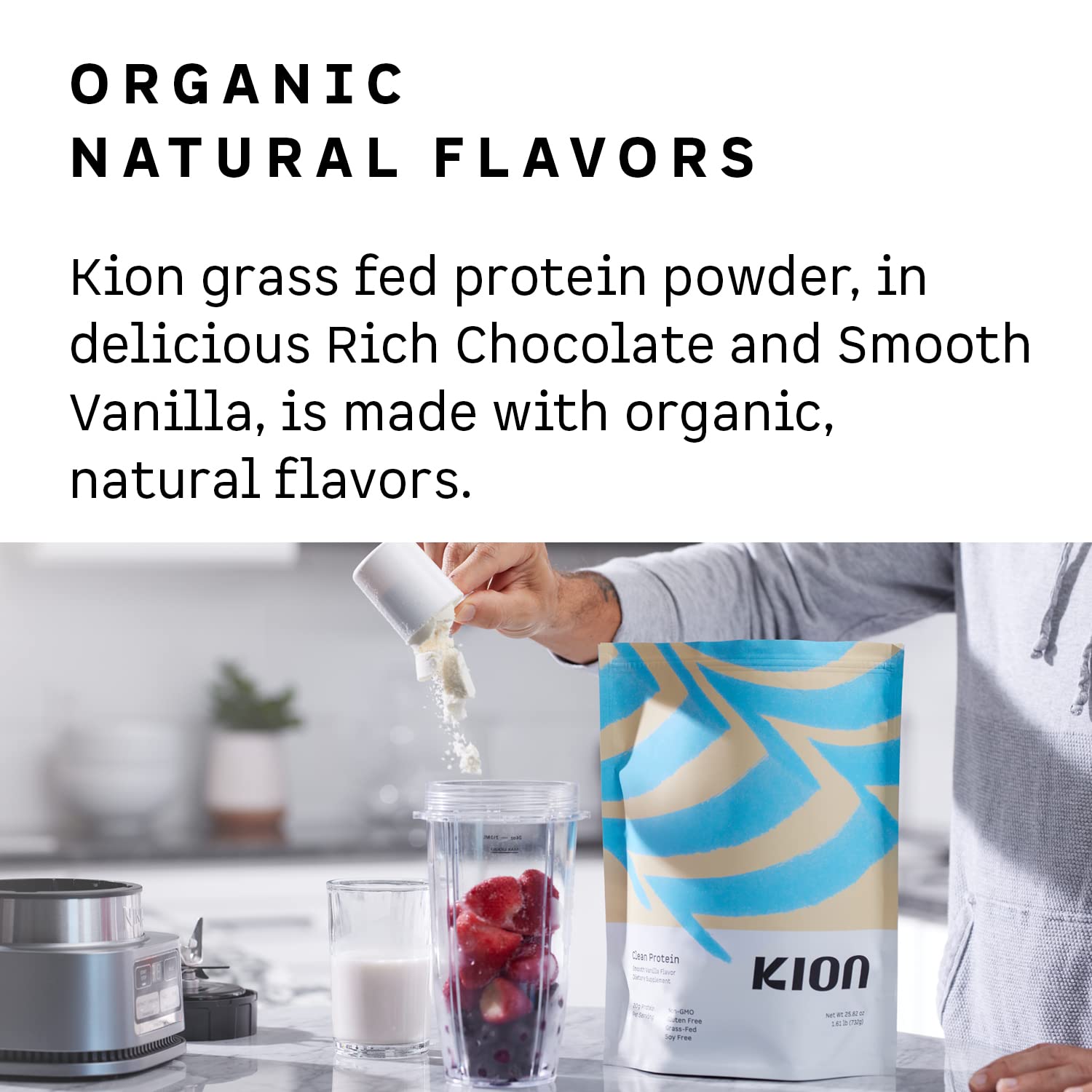 Kion Clean Protein | Grass-Fed & Pasture-Raised Whey Isolate Protein Powder KionUS supplements