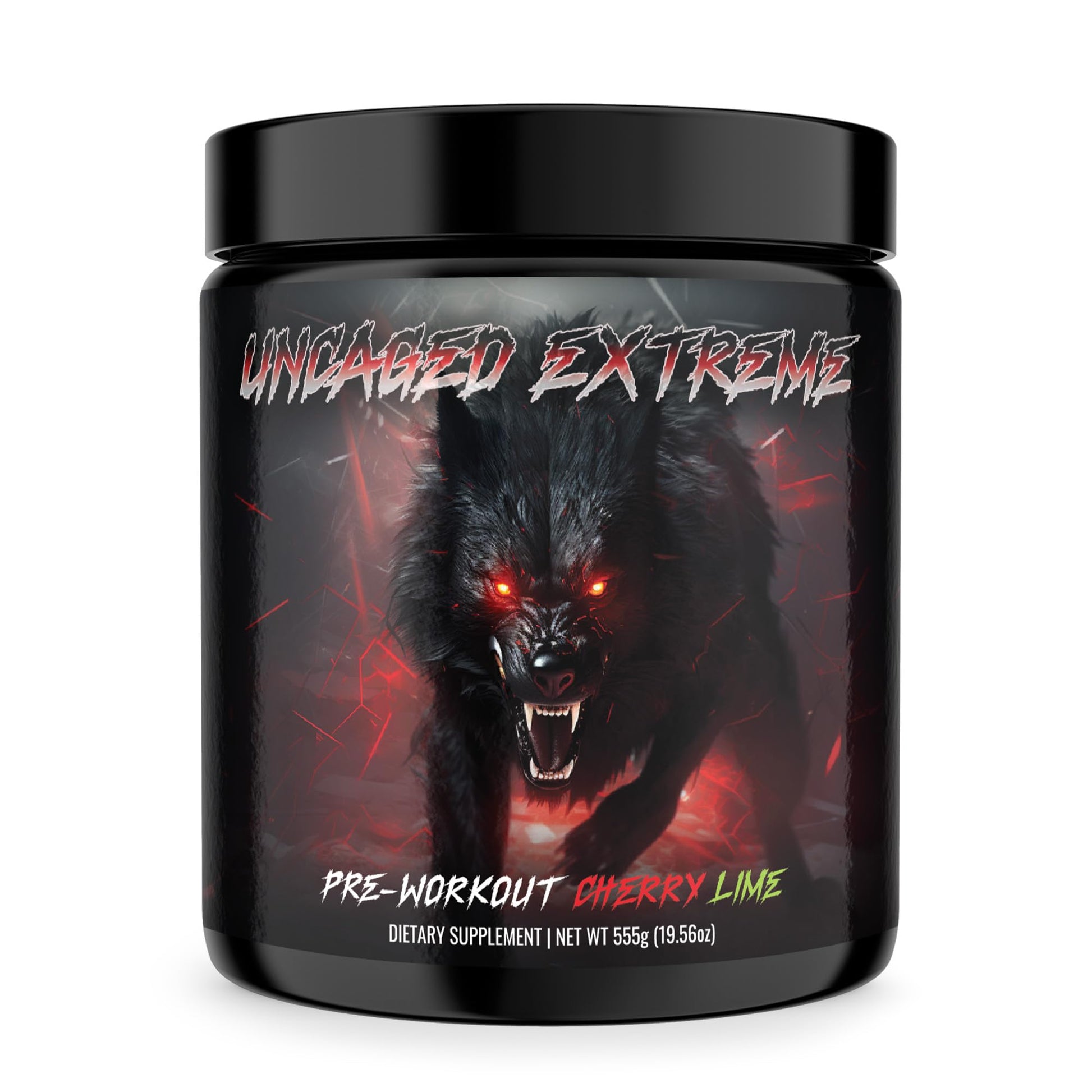 Uncaged Extreme Pre-Workout Powder - Extreme Energy, Focus, Nitric Oxide & Muscle ALPHA WOLFUS supplements