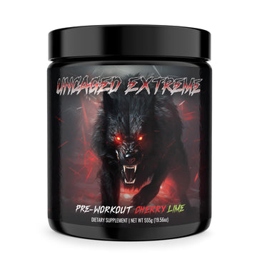 Uncaged Extreme Pre-Workout Powder - Extreme Energy, Focus, Nitric Oxide & Muscle ALPHA WOLFUS supplements