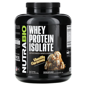 NutraBio Whey Protein Isolate Supplement – 25g of Protein Per Scoop with Complete NutraBioUS supplements