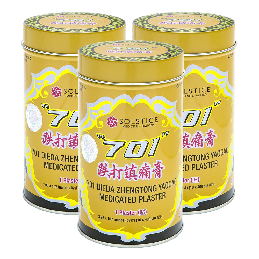 701 Dieda Zhentong Yaogao Medicated Plaster (Genuine Solstice Product) (3 Cans) "701" 701 Dieda Zhengtong Yaogao Medicated PlasterAu supplements