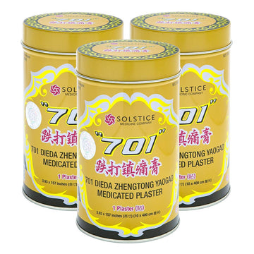 701 Dieda Zhentong Yaogao Medicated Plaster (Genuine Solstice Product) (3 Cans) "701" 701 Dieda Zhengtong Yaogao Medicated PlasterAu supplements