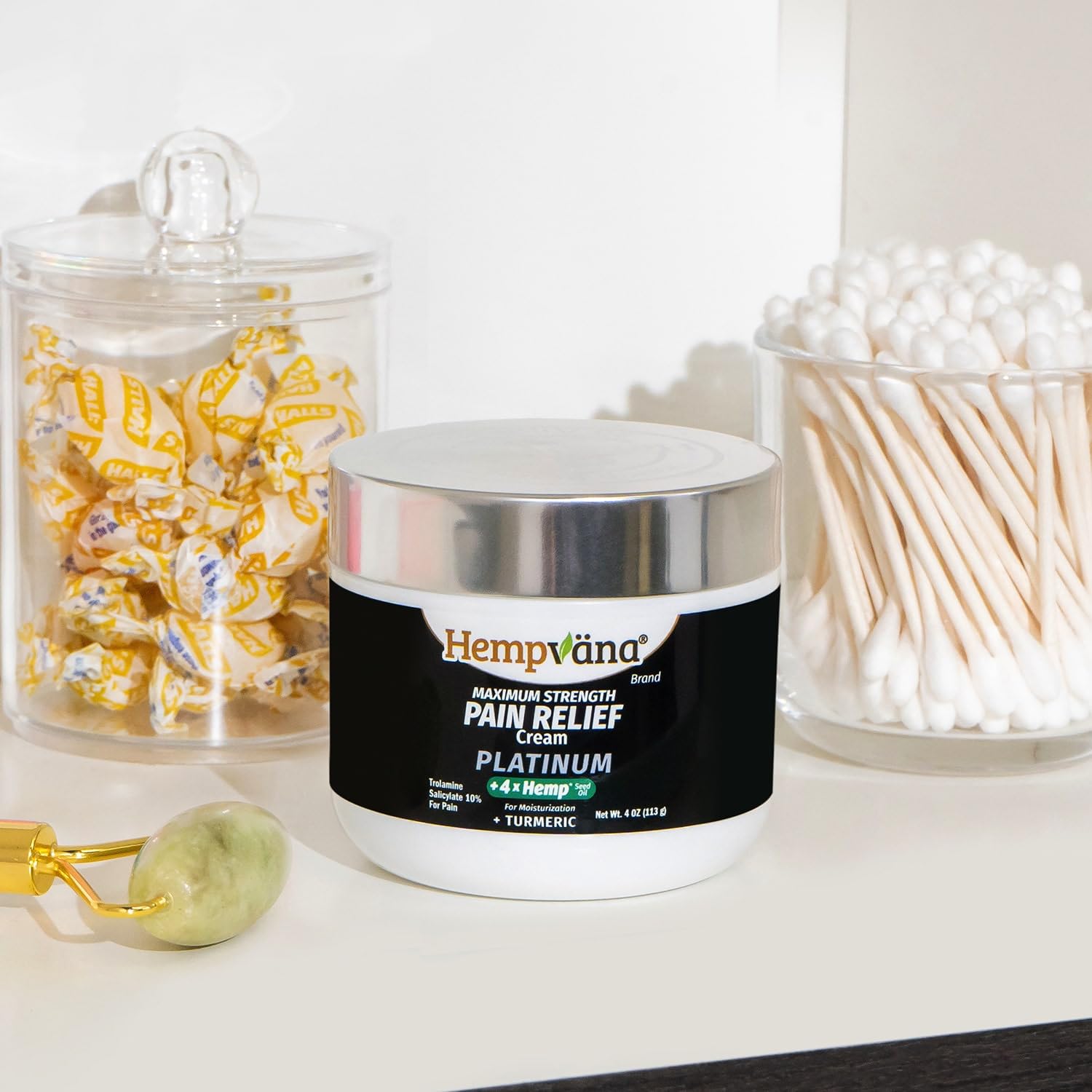 Hempvana Platinum Maximum Strength Relief Cream 4X Hemp for Muscles, Joints, Back, Knees, Shoulders, Neck, Elbows, Hands, Feet. AS SEEN ON TV. Odor-Free, Non-Greasy, Quickly Absorbs, 4X More Hemp HempvanaAu supplements