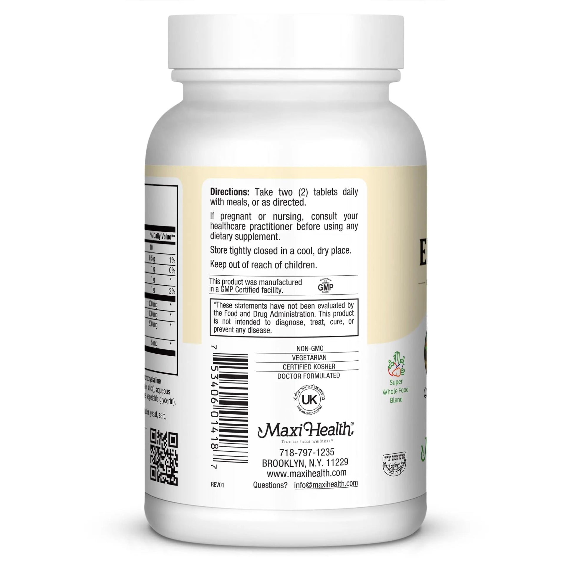 Maxi Health Max Energee - Natural Energy and Stamina Booster - 180 Tablets - Kosher Maxi HealthAu supplements