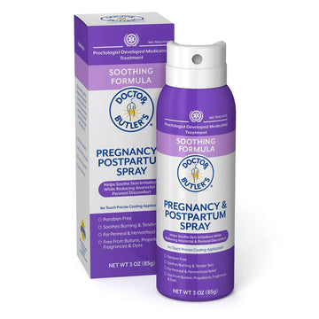 Doctor Butler's Pregnancy & Postpartum Spray - Perineal Spray and Hemorrhoid Treatment with Aloe and Chamomile, Pregnancy Support and Postpartum Essentials, Paraben Free (3oz) Doctor Butler'sAu supplements