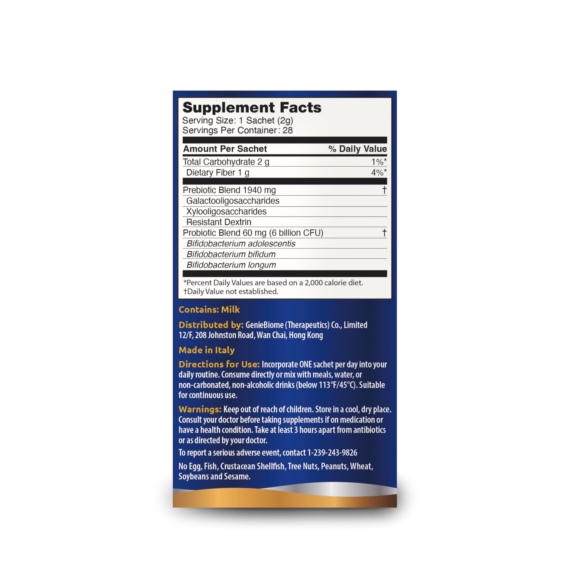 G-NiiB Immunity Elite (SIM01 Synbiotic Formula) - Potent Live probiotics and Added prebiotics to Support Immunity, Regularity, Sleep, Mood, and Skin - 5X More Effective in Reaching the Gut Alive G-NiiBAu supplements