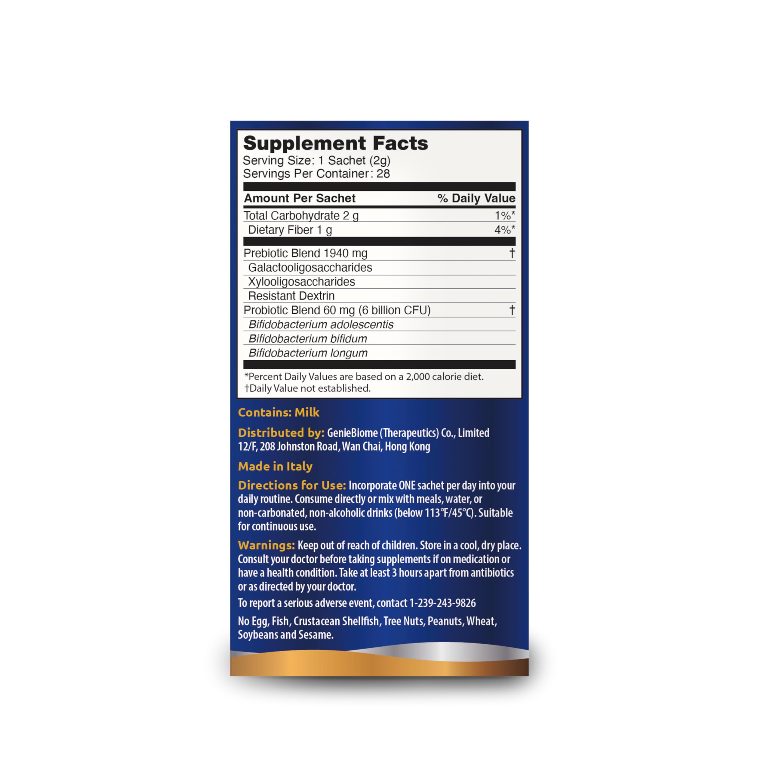 G-NiiB Immunity Elite (SIM01 Synbiotic Formula) - Potent Live probiotics and Added prebiotics to Support Immunity, Regularity, Sleep, Mood, and Skin - 5X More Effective in Reaching the Gut Alive G-NiiBAu supplements