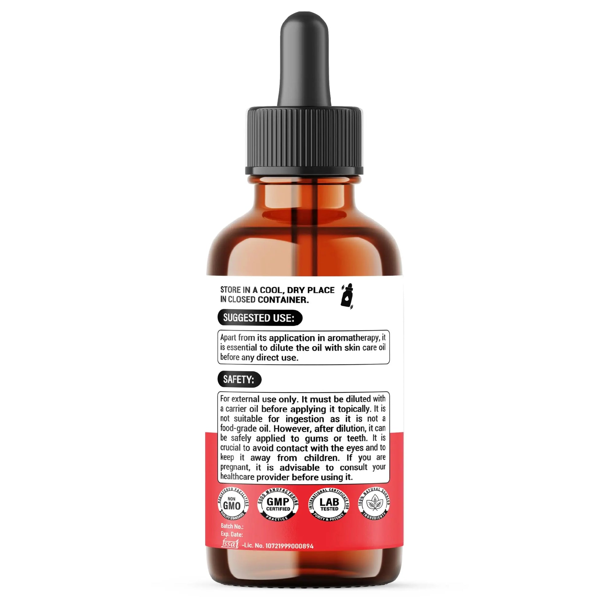 DEDICAD - 1 FL Oz - 30ml - Clove Essential Oil Supplement – for Toothache, Oral Care, Skin & Hair – Clove Oil Organic DEDICADnz supplements