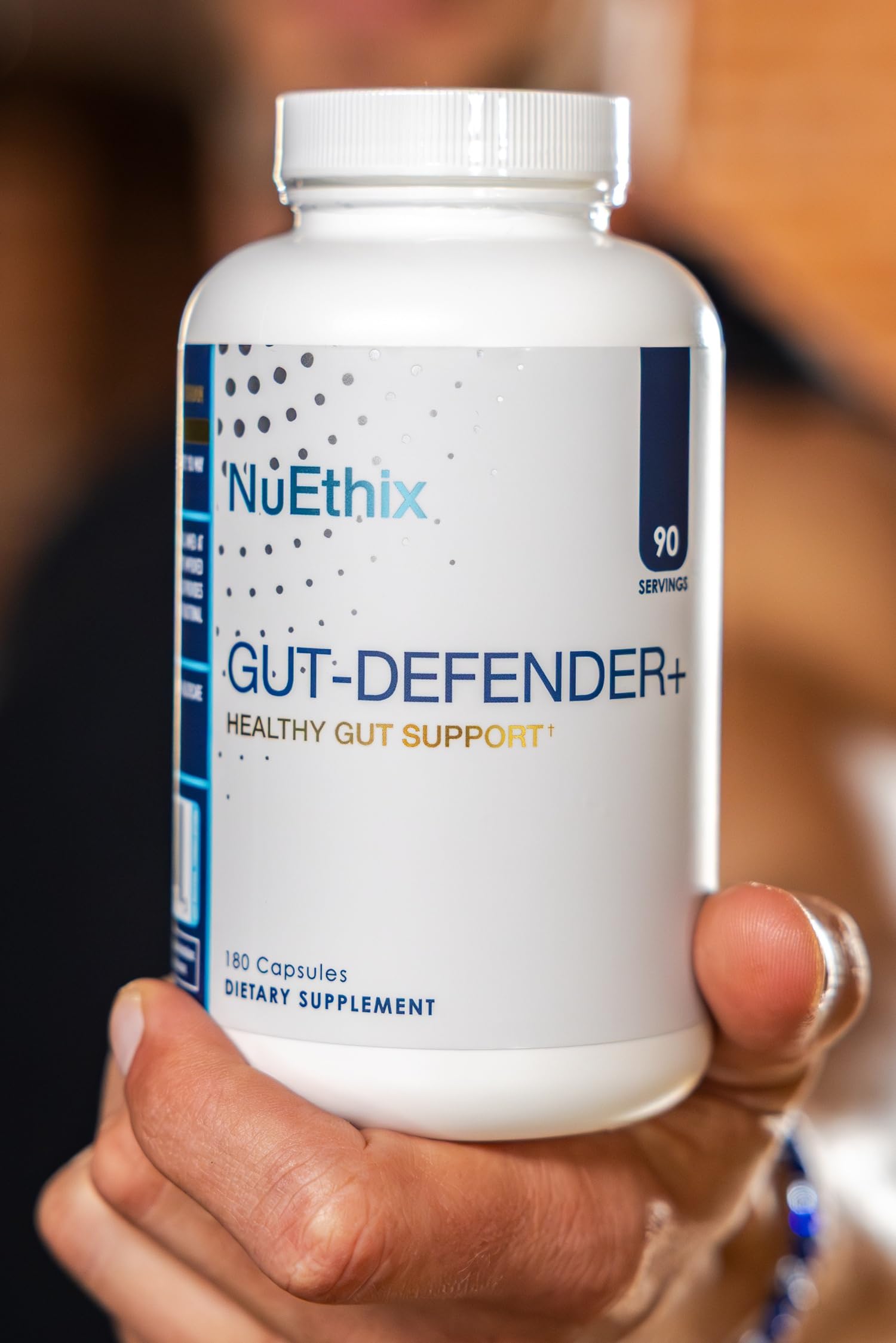 NuEthix Formulations Gut Defender+ Microbiome Balance Dietary Supplement, 180 Capsules, 90 Servings NuEthix FormulationsAu supplements