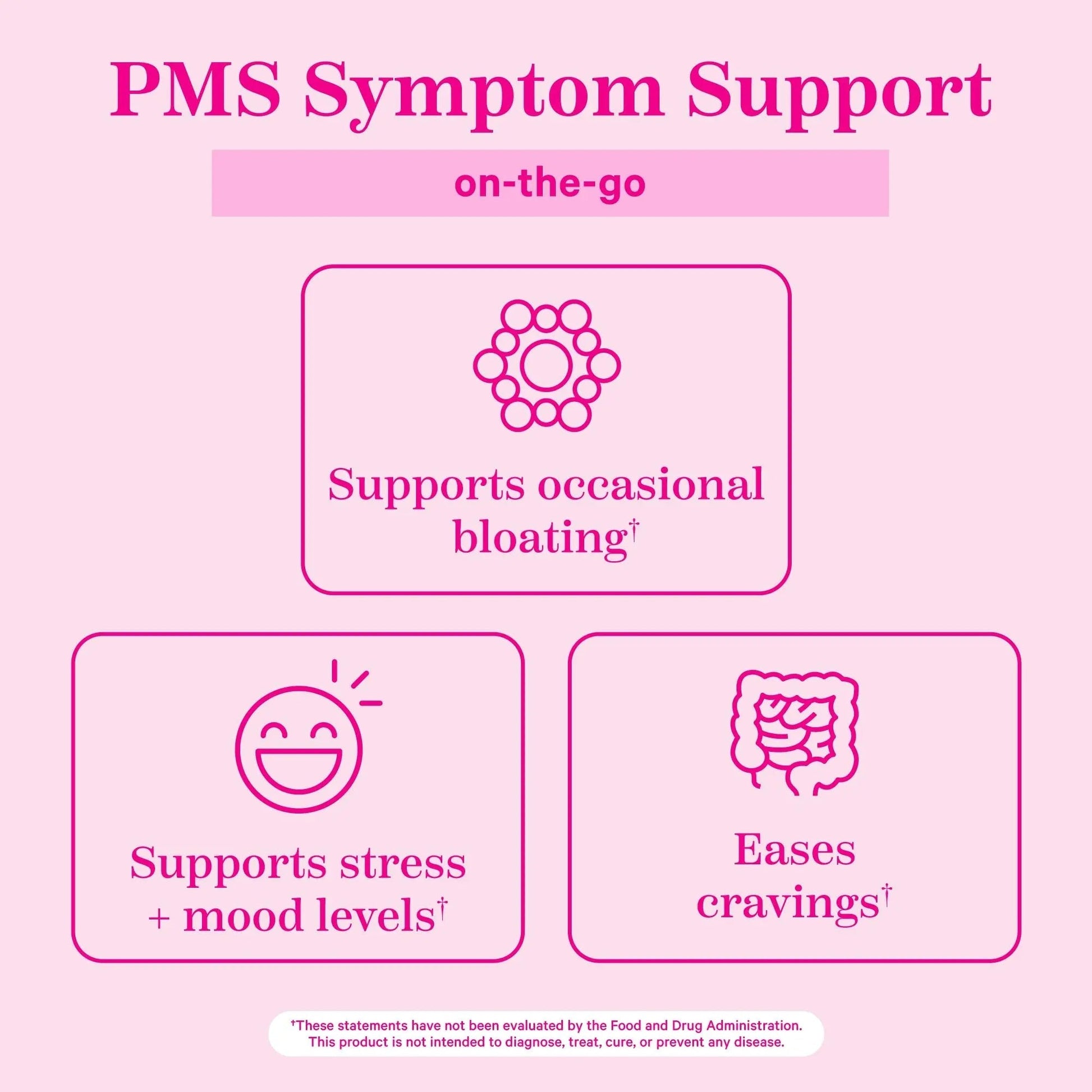 Pink Stork Organic PMS Support Sweets for Teens and Women - Simple & Natural Ingredients Vitamin B6 and Peppermint Pink StorkAu supplements