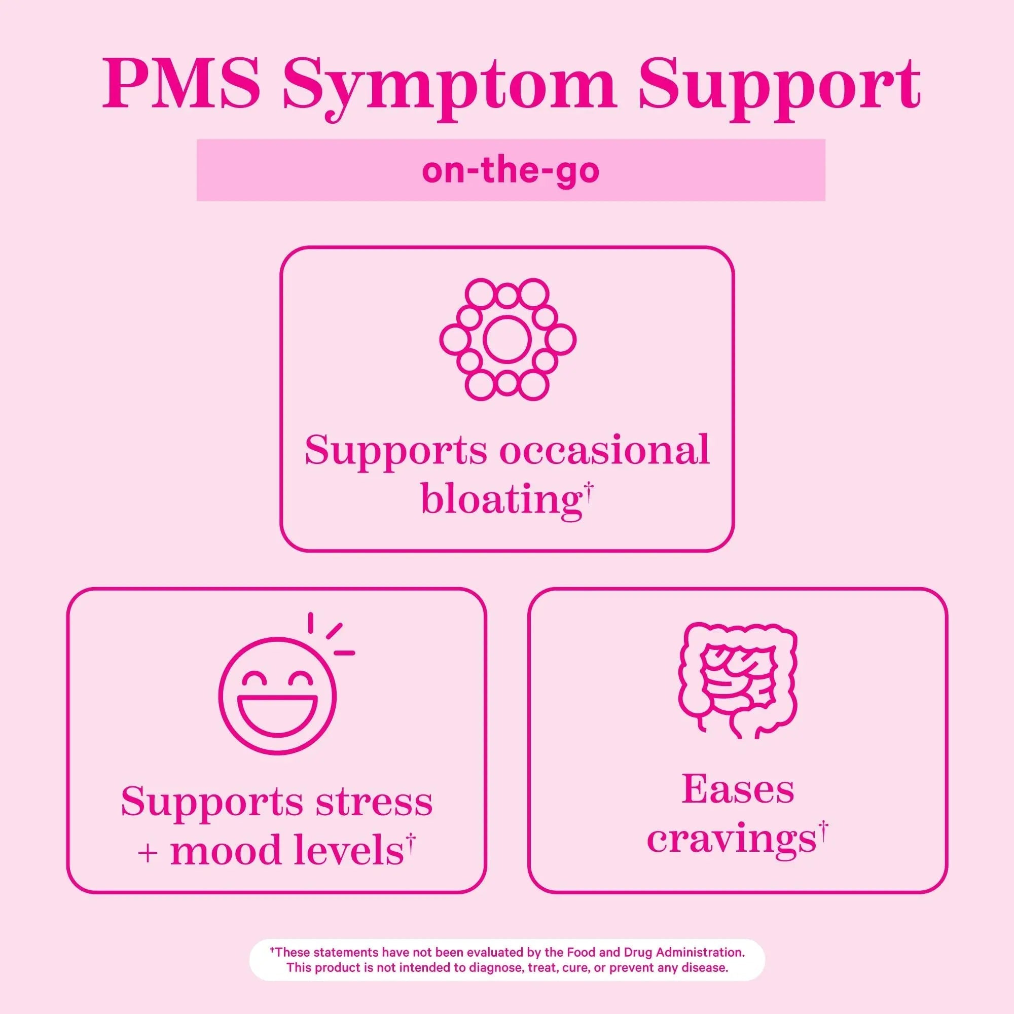 Pink Stork Organic PMS Support Sweets for Teens and Women - Simple & Natural Ingredients Vitamin B6 and Peppermint Pink StorkAu supplements
