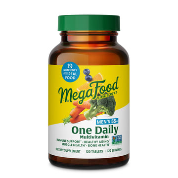 MegaFood Multivitamin for Men 55+ One Daily Mens Multivitamins, Methylated B12, Vitamin D3, C & Zinc MegaFoodAu supplements