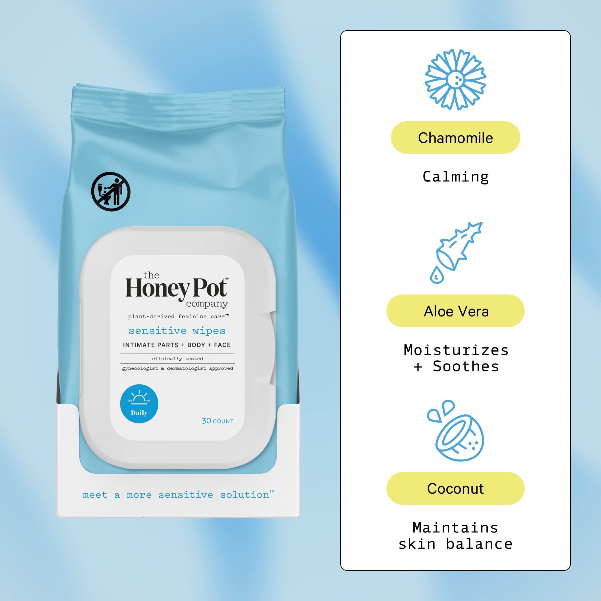 The Honey Pot Company - Feminine Wash & Feminine Wipe Bundle - Includes Unscented Ph Balance The Honey Pot CompanyAu supplements