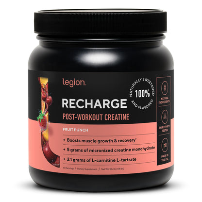 Legion Recharge Post Workout Supplement - All Natural Muscle Builder & Recovery Drink LegionUS supplements