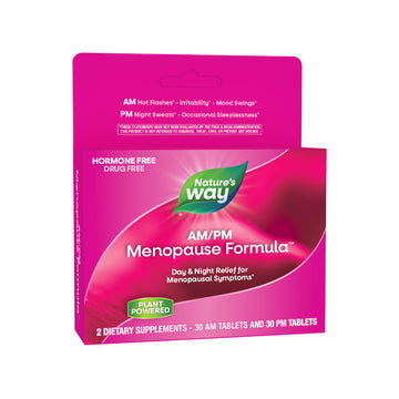 Enzymatic Therapy AM/ PM Menopause Hormone-Free Formula Daytime Energy & Restful Sleep (60 Count) Nature's WayAu supplements