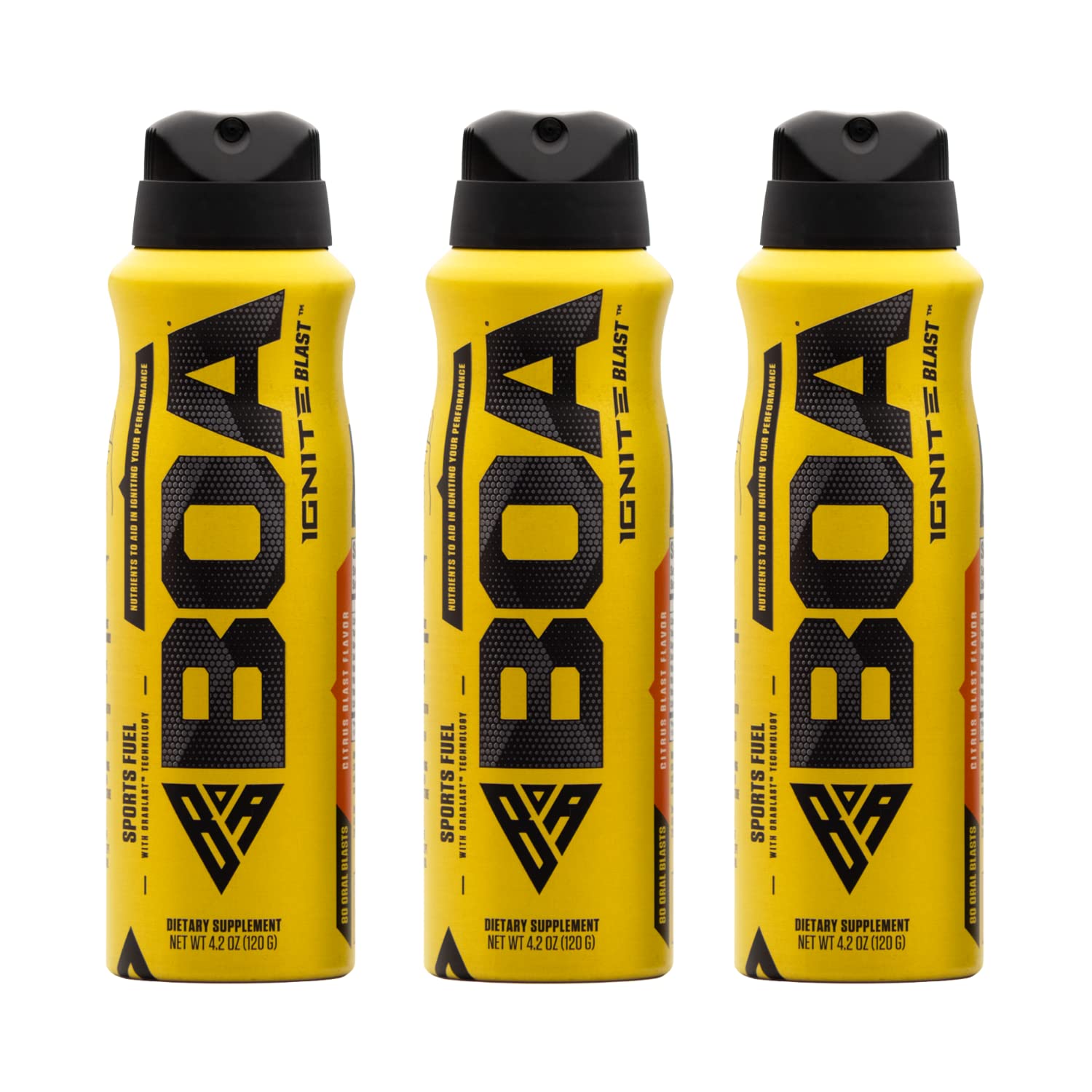 BOA Ignite Blast – Oral Aerosol Rapid Energy Solution – Pre Workout with Caffeine, B Vitamins BOA Nutrition IncAu supplements