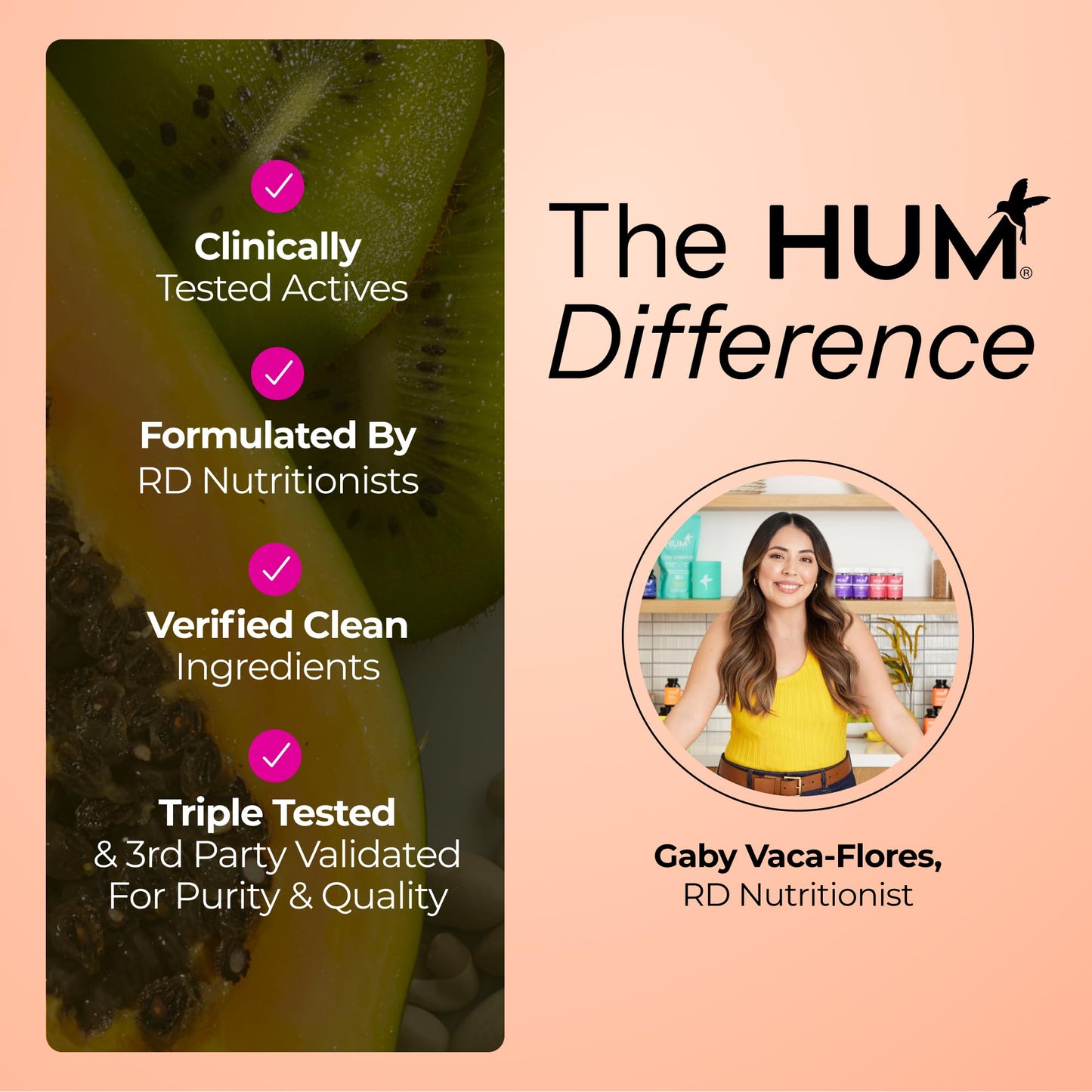 HUM Base Control Multivitamin for Women with Vitamin C, Iron, Biotin, Zinc, B Complex, Daily Women's Multivitamin, 22 Essential Vitamins & Minerals HUMUS supplements