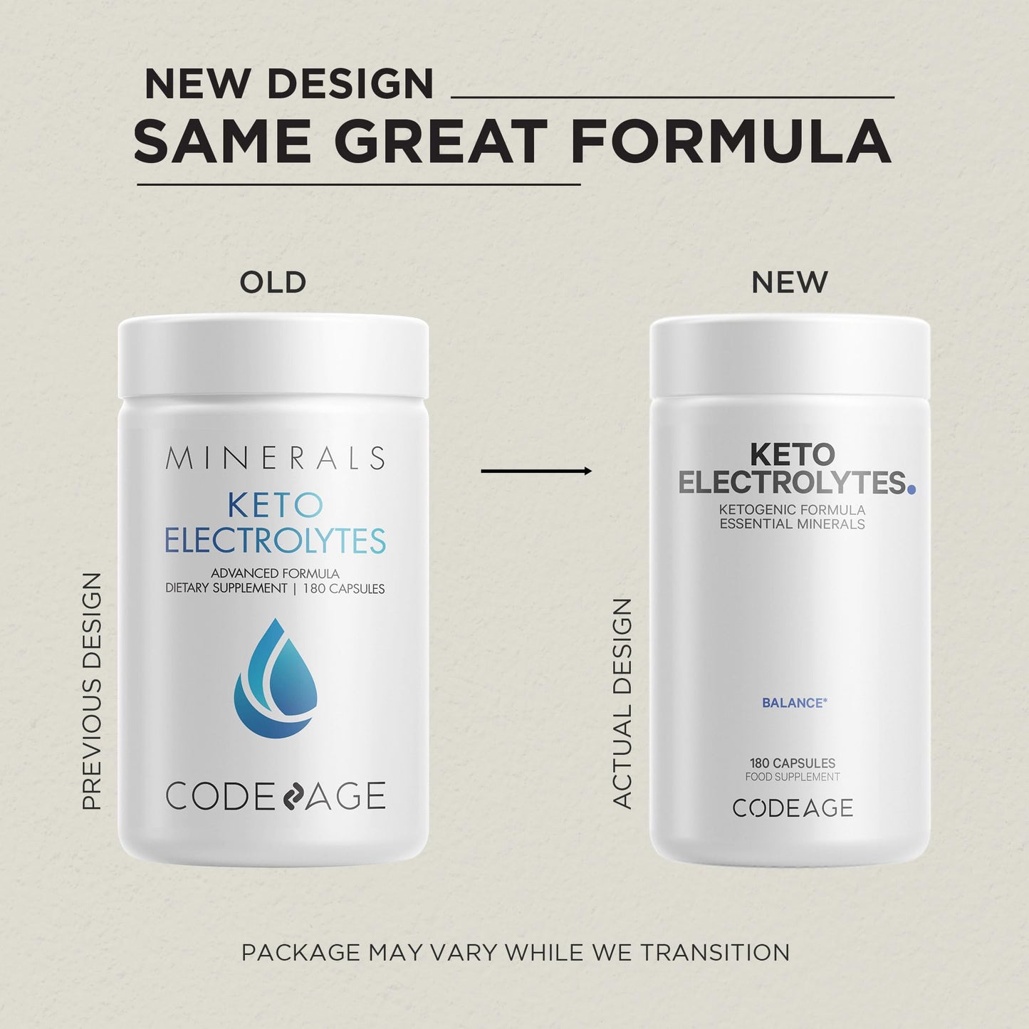 Keto Electrolytes Supplement – Vegan Electrolyte Tablets w Magnesium, Potassium CodeageUS supplements