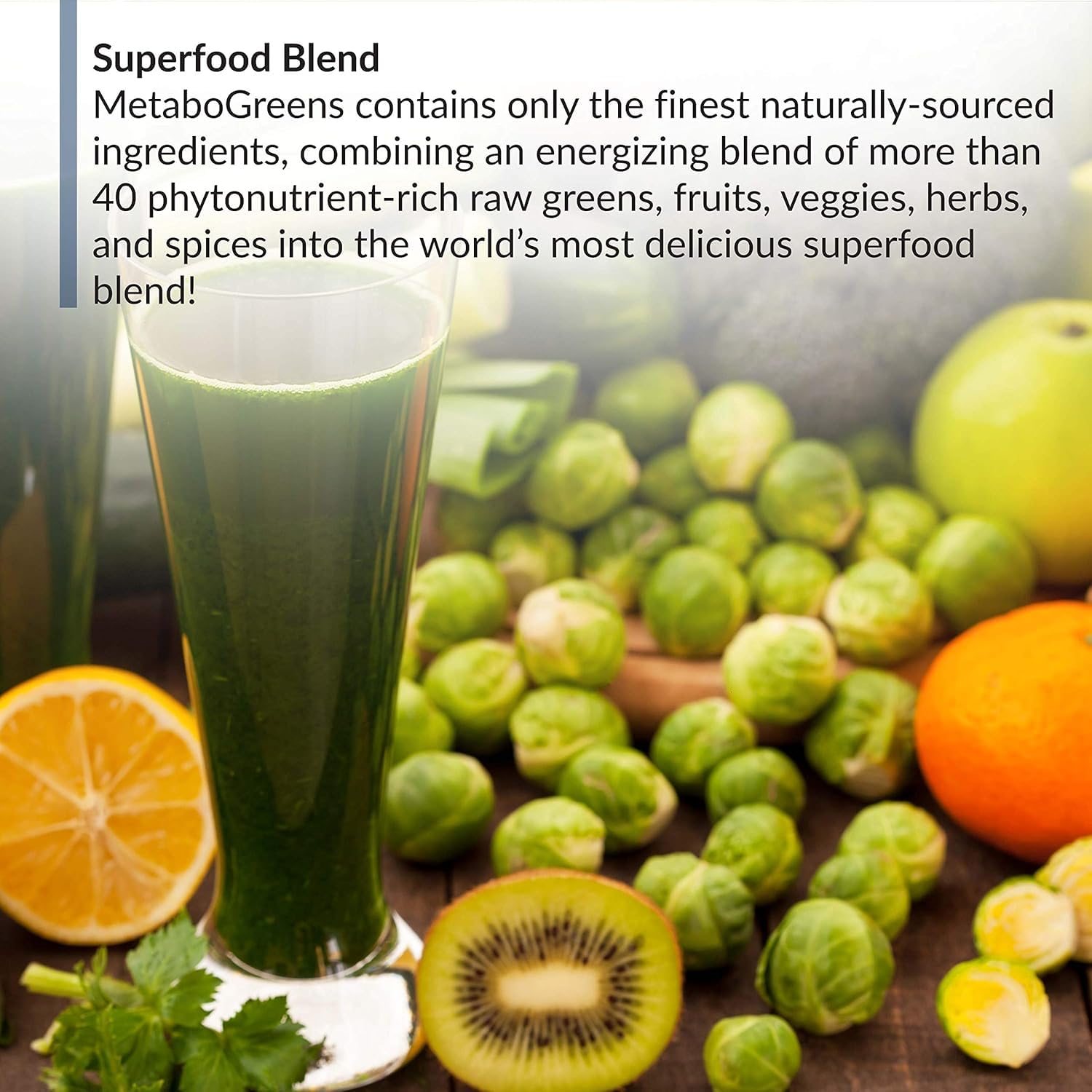 BioTrust Metabo Greens Superfood Powder - Super Greens Powder, Fruit & Veggie Blend with Clinically Studied Spectra - Non GMO, Soy Free, Gluten Free, Dairy Free, Energizing Berry Flavor (30 Servings) BioTrustAu supplements