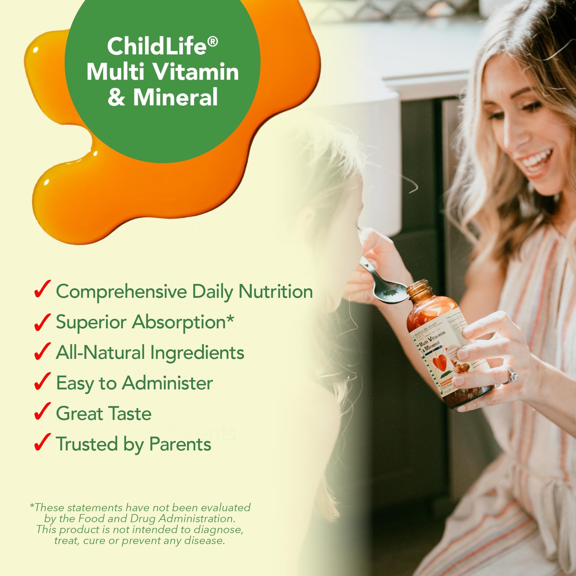 CHILDLIFE ESSENTIALS Kids Multivitamin & Mineral - Kids Vitamins, Liquid Multivitamin for Kids, Toddler Multivitamins, Liquid Vitamins, Baby Multivitamin - Natural Orange & Mango, 8 Fl Oz (Pack of 2) CHILDLIFE ESSENTIALSAu supplements