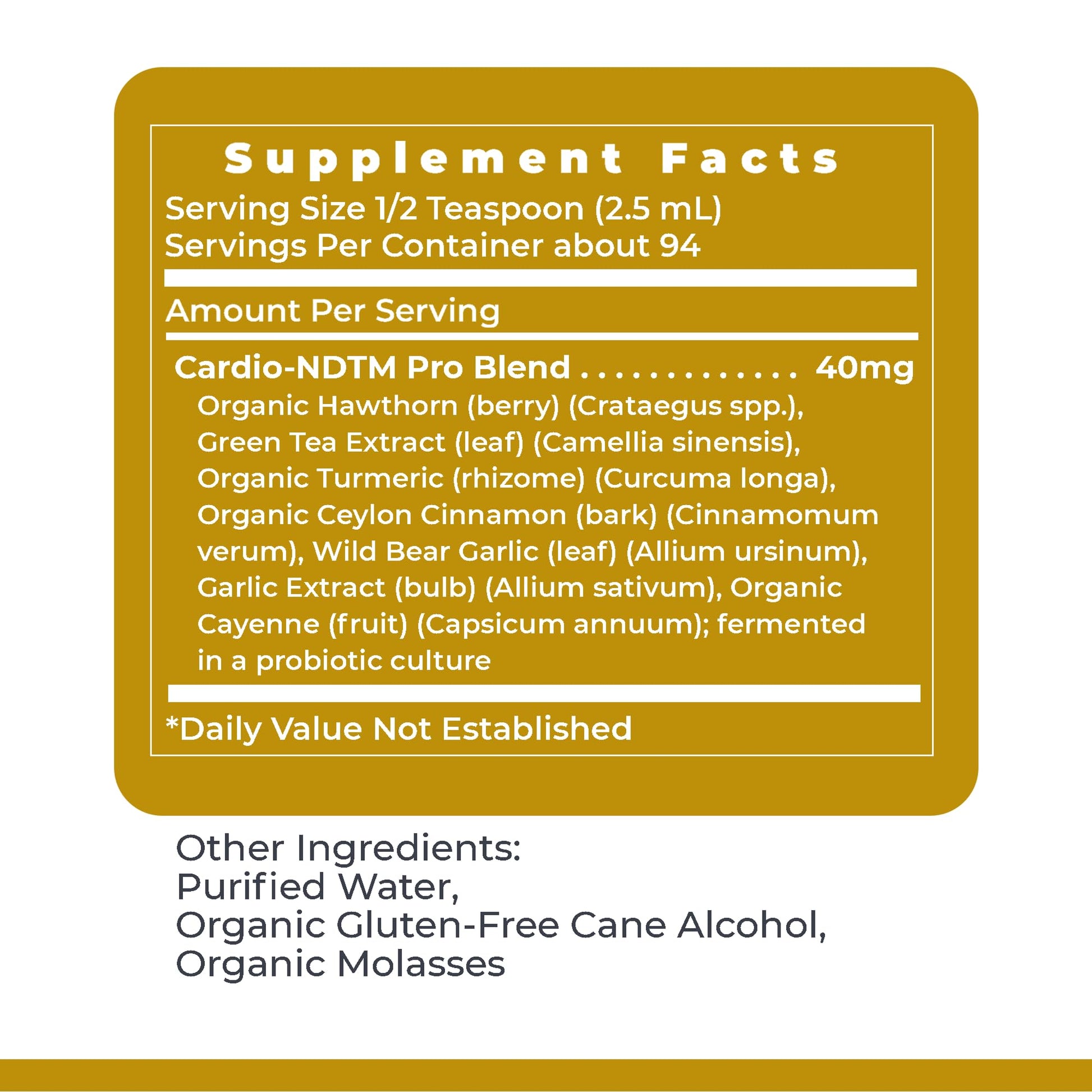 Premier Research Labs Fermented Cardio-ND - Cardio Heart Health, Cardio Support Liquid Fermented in Probiotics for Women, Men, Adults, Supports Heart Health with Hawthorne Berry - 8 fl oz Bottle Premier Research LabsAu supplements