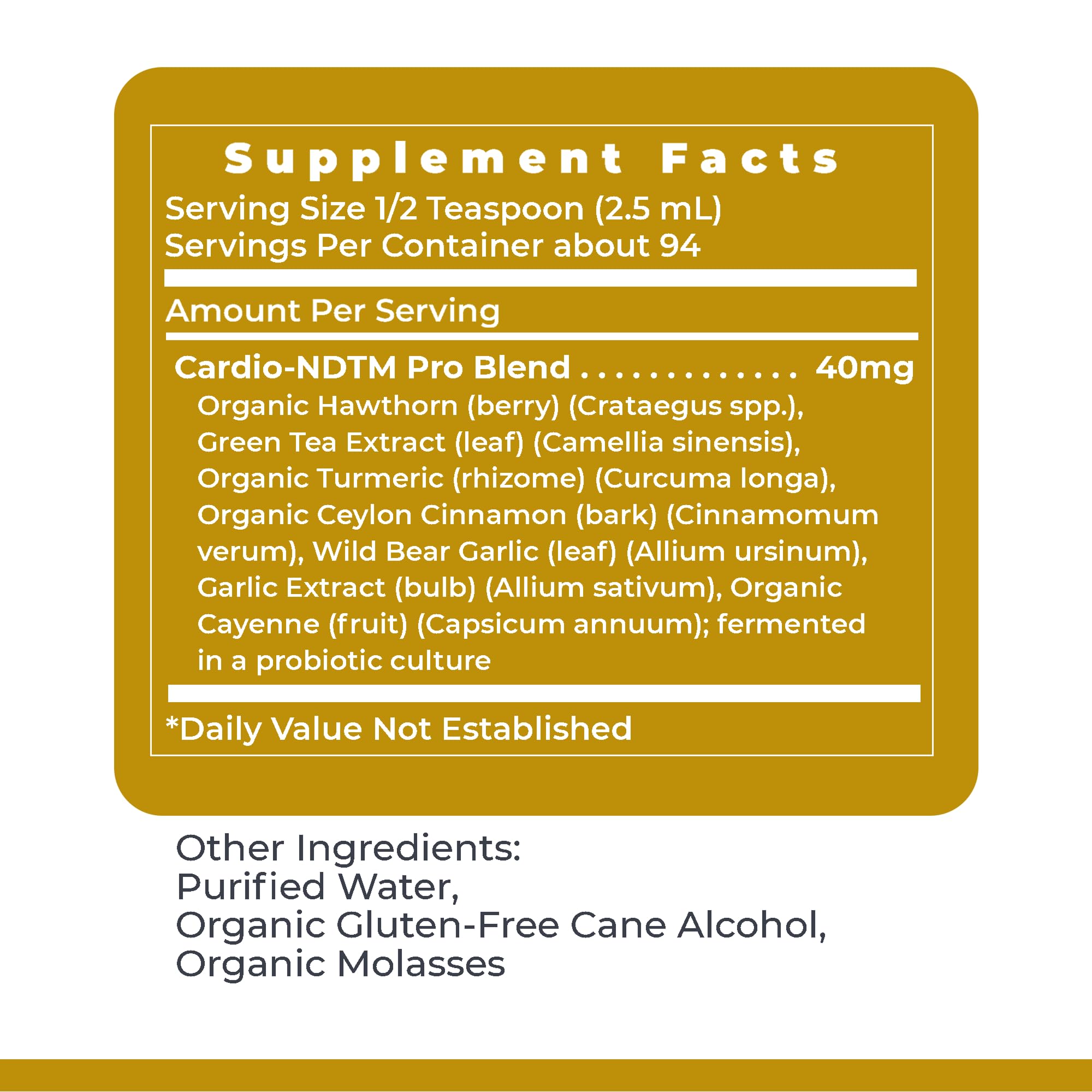 Premier Research Labs Fermented Cardio-ND - Cardio Heart Health, Cardio Support Liquid Fermented in Probiotics for Women, Men, Adults, Supports Heart Health with Hawthorne Berry - 8 fl oz Bottle Premier Research LabsAu supplements