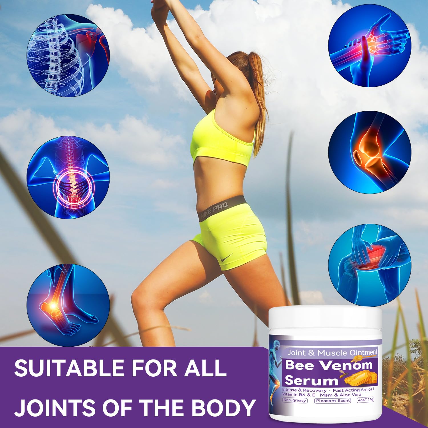 Cedonivor Bee Venom Joint Cream, Joint & Muscle Soothing, Bee Venom Cream for Back, Knee, Hands, Neck, Feet CedonivorAu supplements
