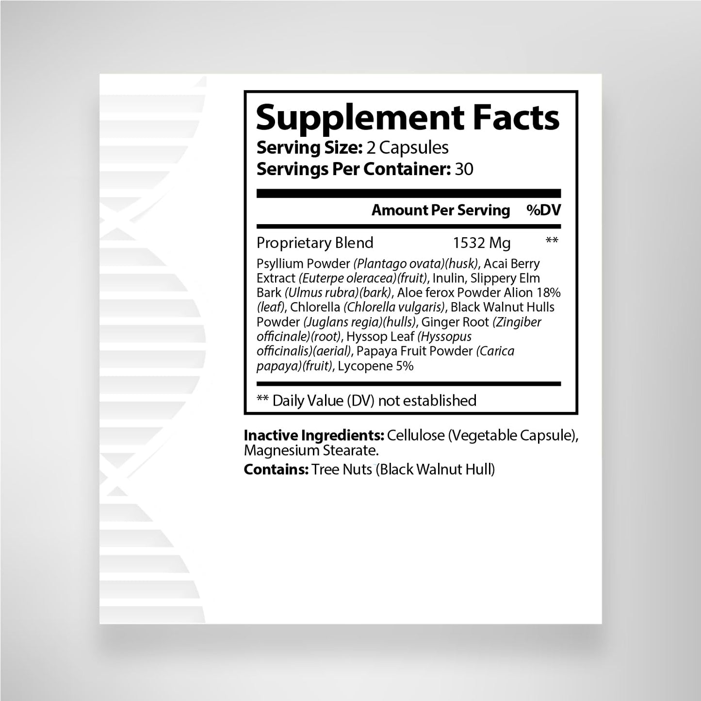 Biogenique Acai Berry Extract & Psyllium Powder, Energy Boost, Free Radical Scavenger BiogeniqueUS supplements