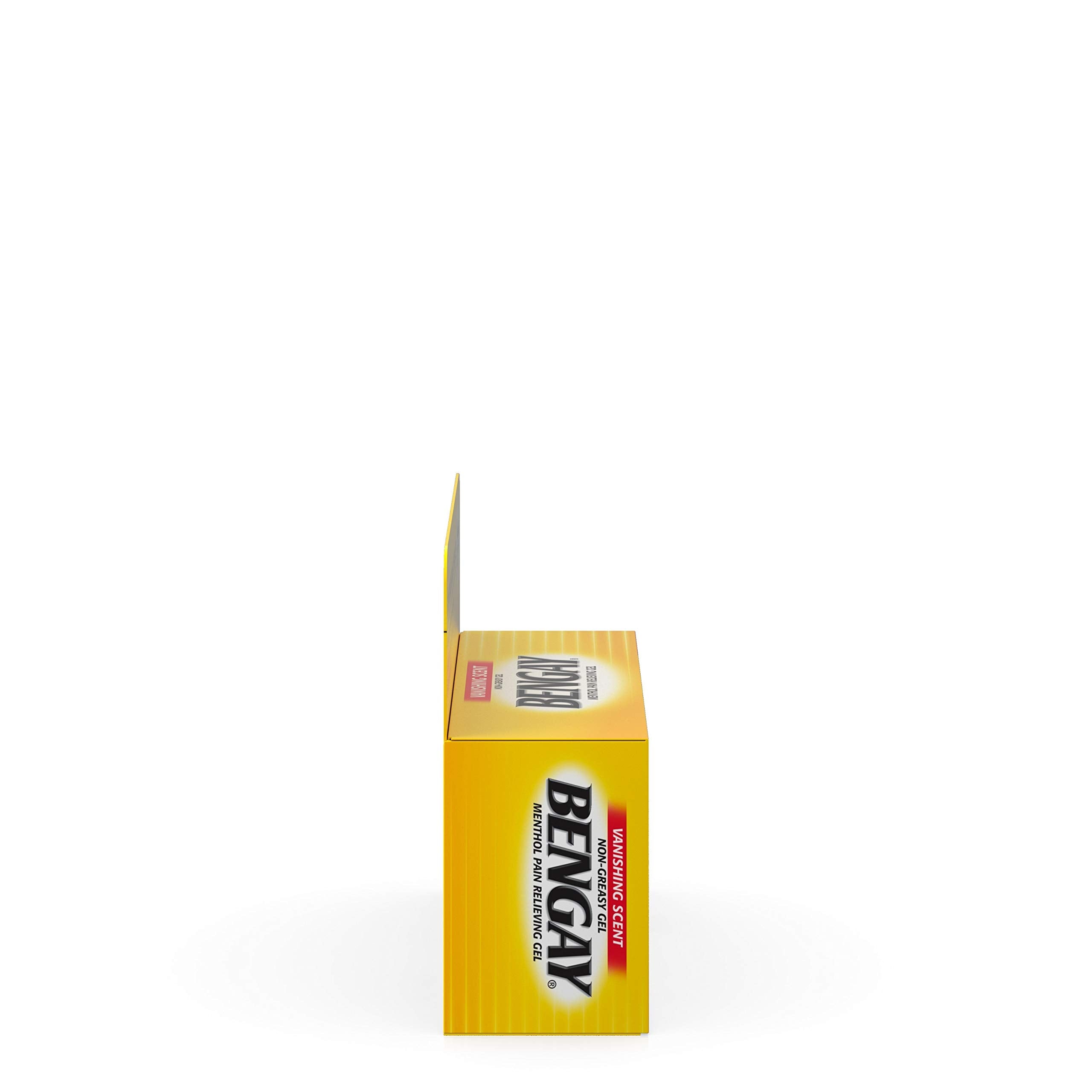 Vanishing Scent Bengay Relief Gel, Non-Greasy Topical Reliever with Cooling Menthol, 2 oz BengayAu supplements