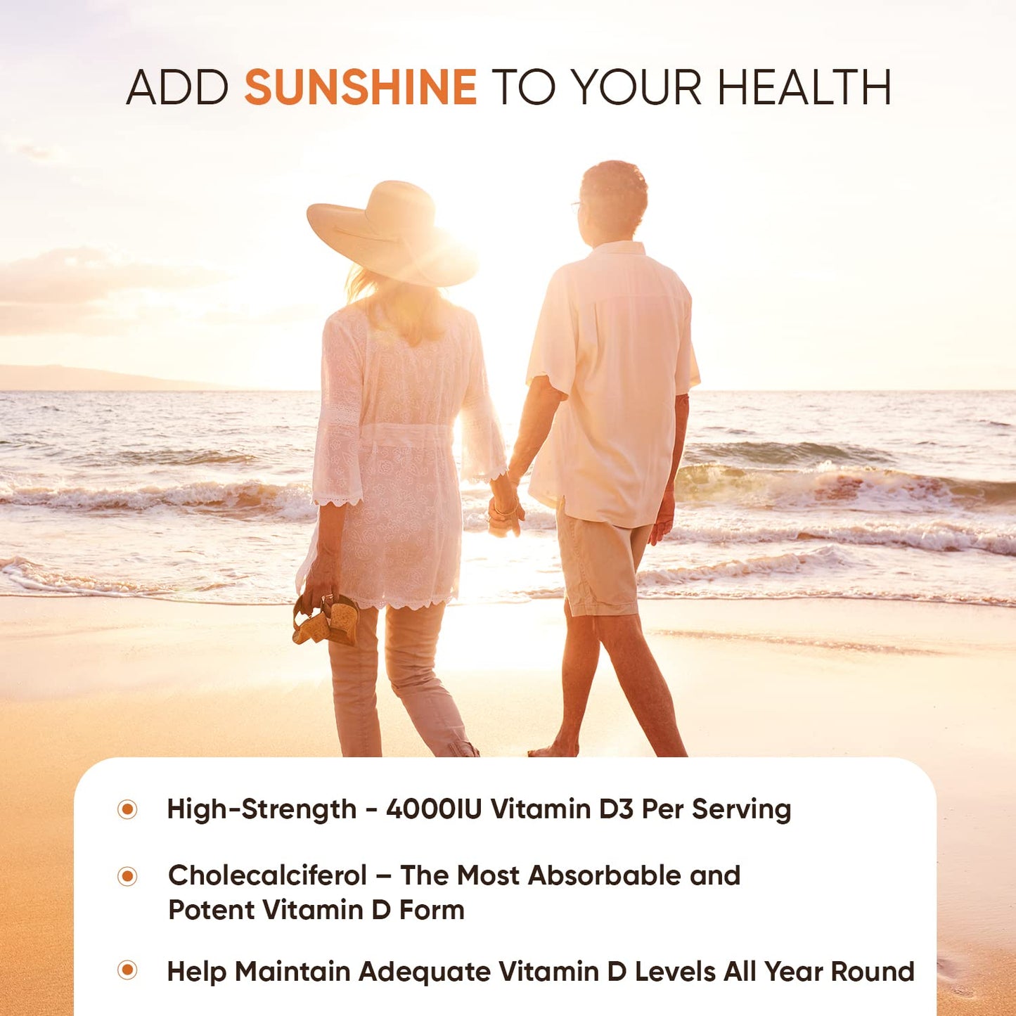 Vitamin D3 4000 IU – 400 High Strength Vitamin D Tablets (1+ Year Supply) – Vegetarian WeightWorldUS supplements
