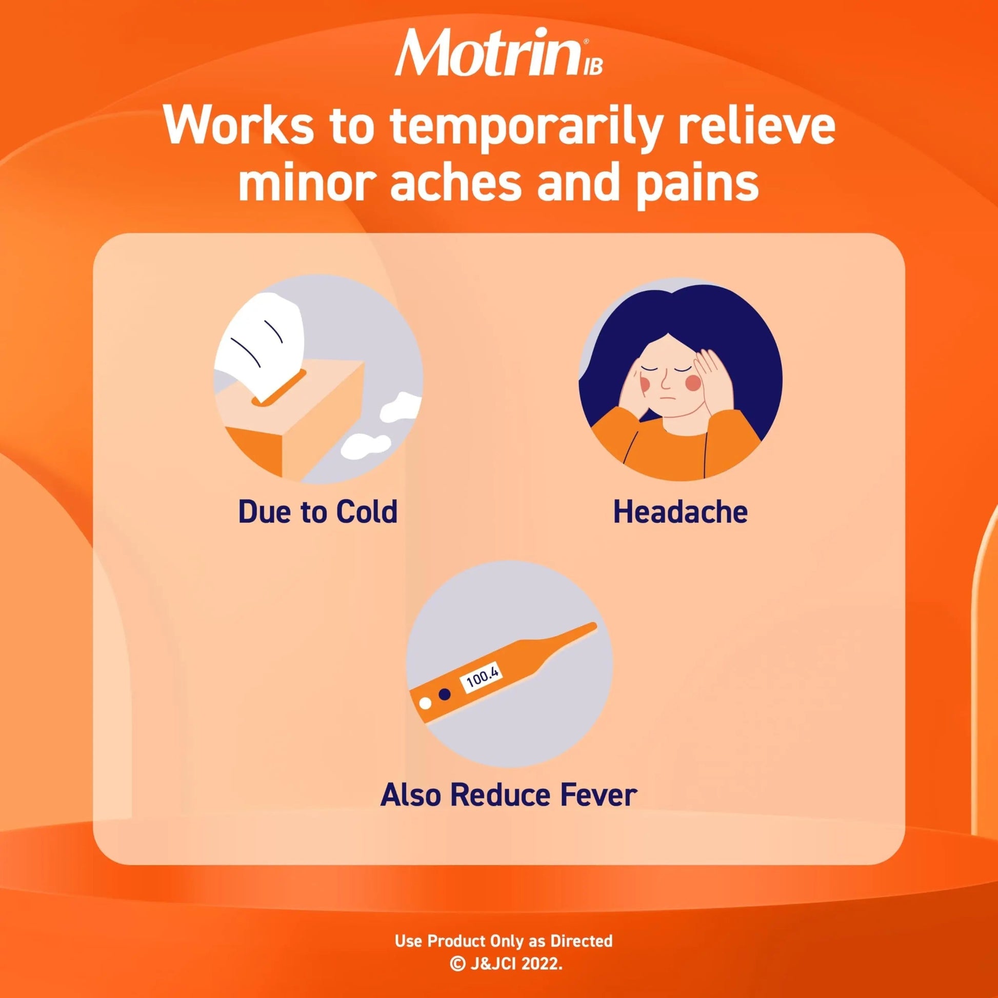 Motrin IB Ibuprofen 200mg Tablets, Ibuprofen Pain & Fever Reliever for Headache, Backache, Muscular Aches, Menstrual Pain & Minor Arthritis Pain, Over-The-Counter NSAID Medicine, 225 ct MotrinAu supplements