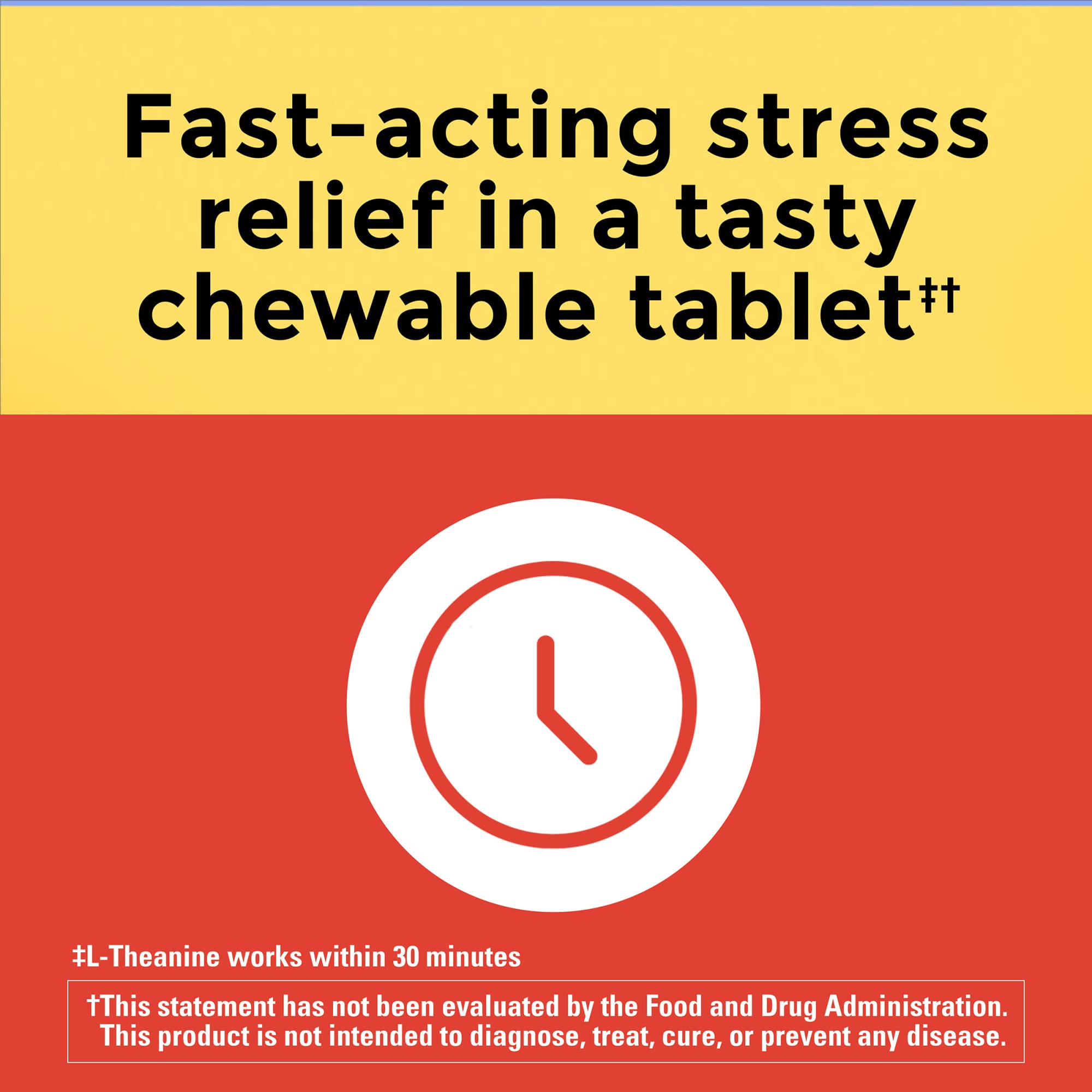 Nature Made Chewable L Theanine 200mg, L-Theanine Supplement for Stress Relief Nature MadeAu supplements