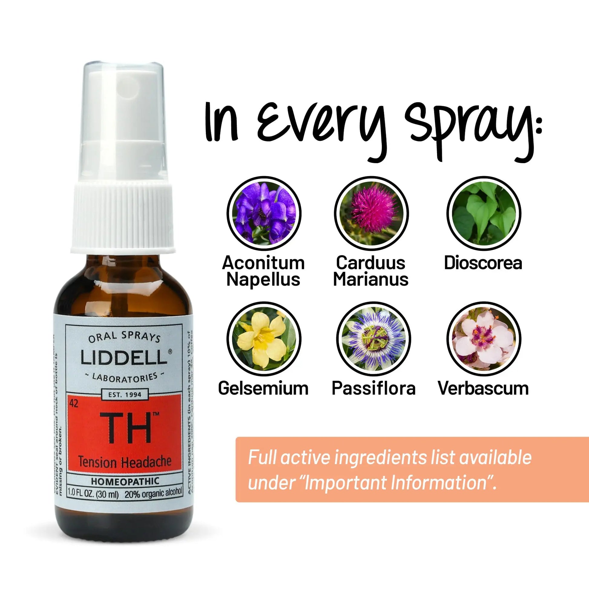 Liddell Homeopathic Tension Headache, 1 Ounce LiddellAu supplements